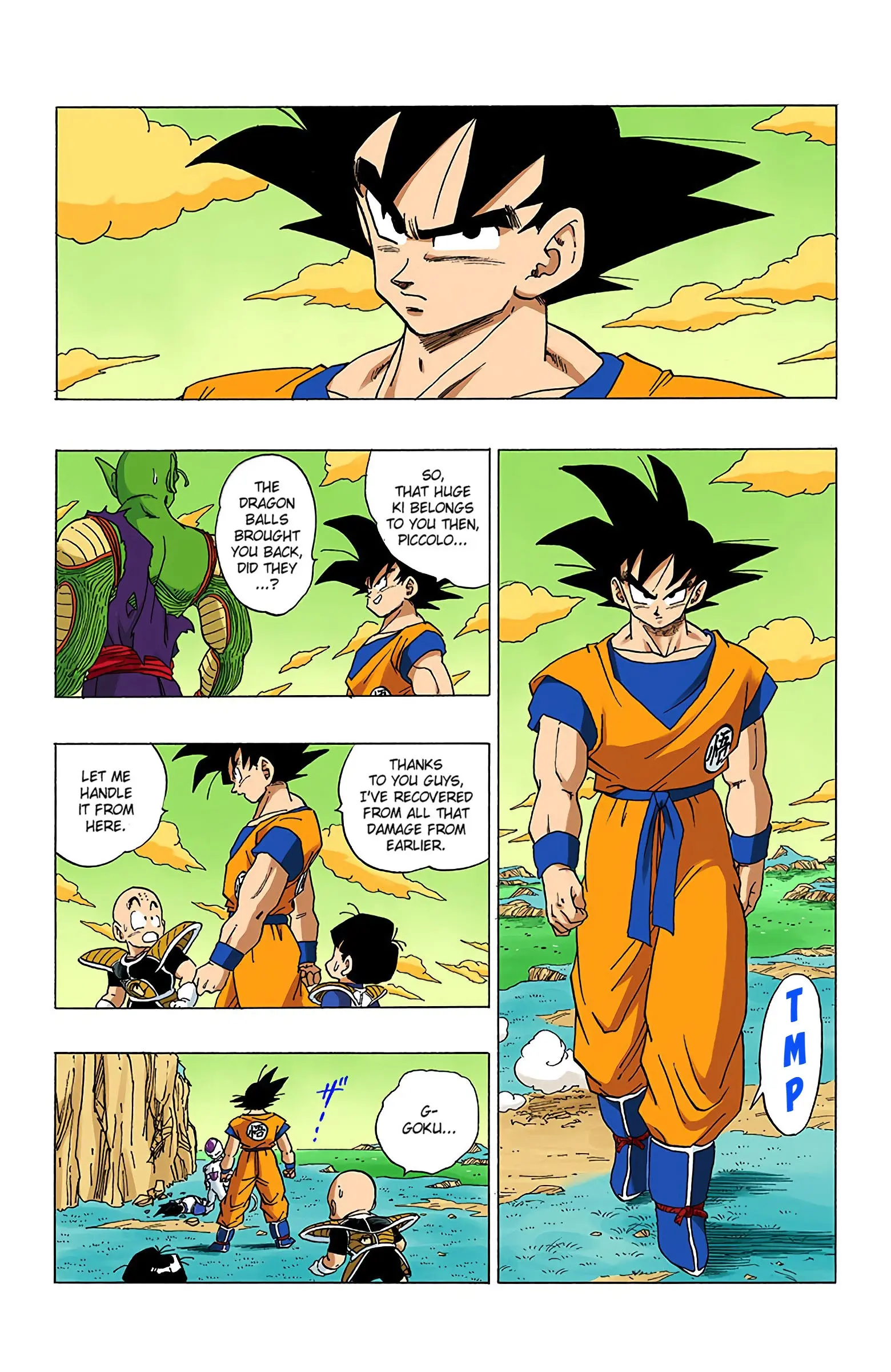 DBZ Frieza Saga Colored Manga, chapter 307, page 6
