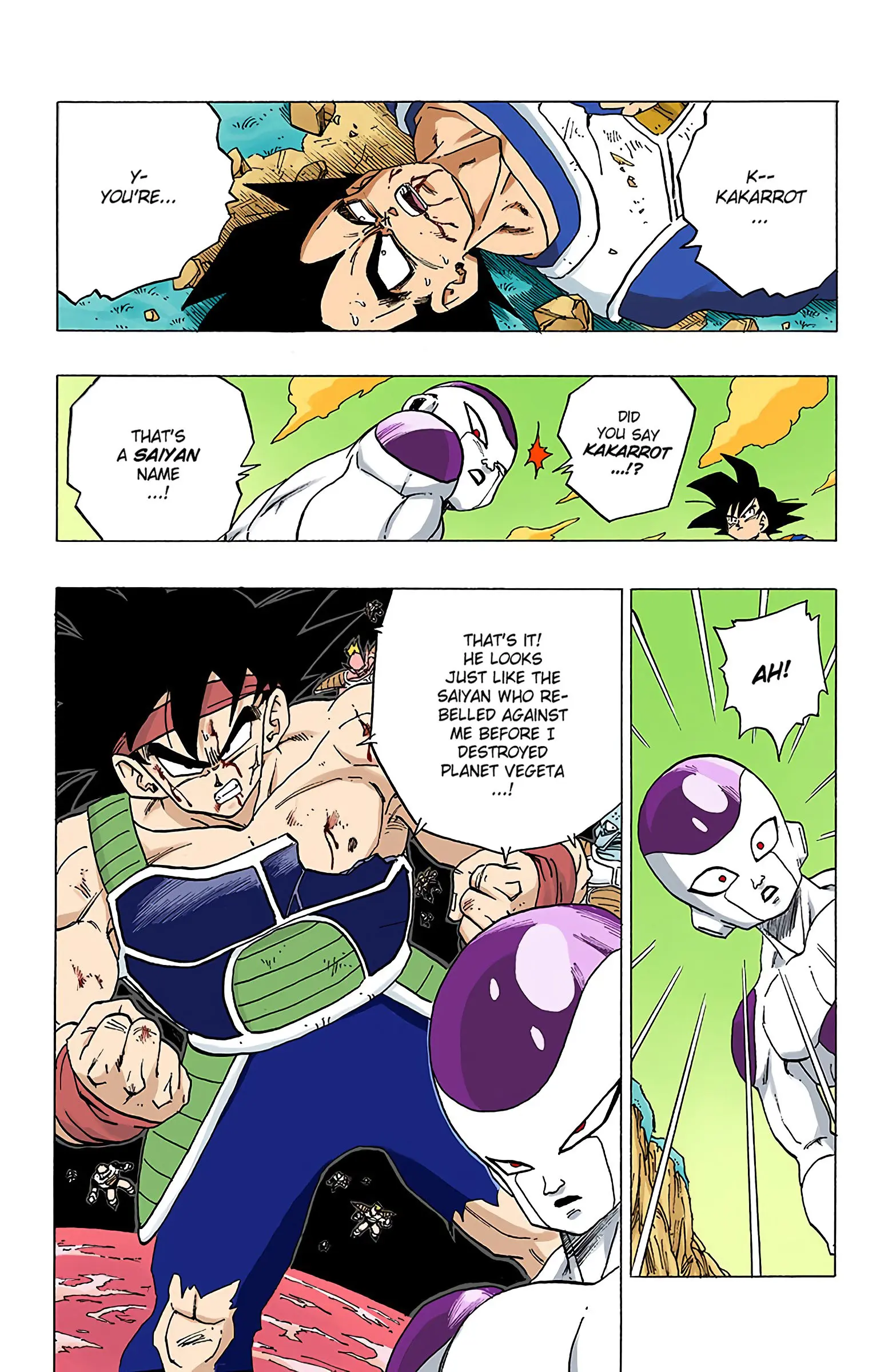 DBZ Frieza Saga Colored Manga, chapter 307, page 8