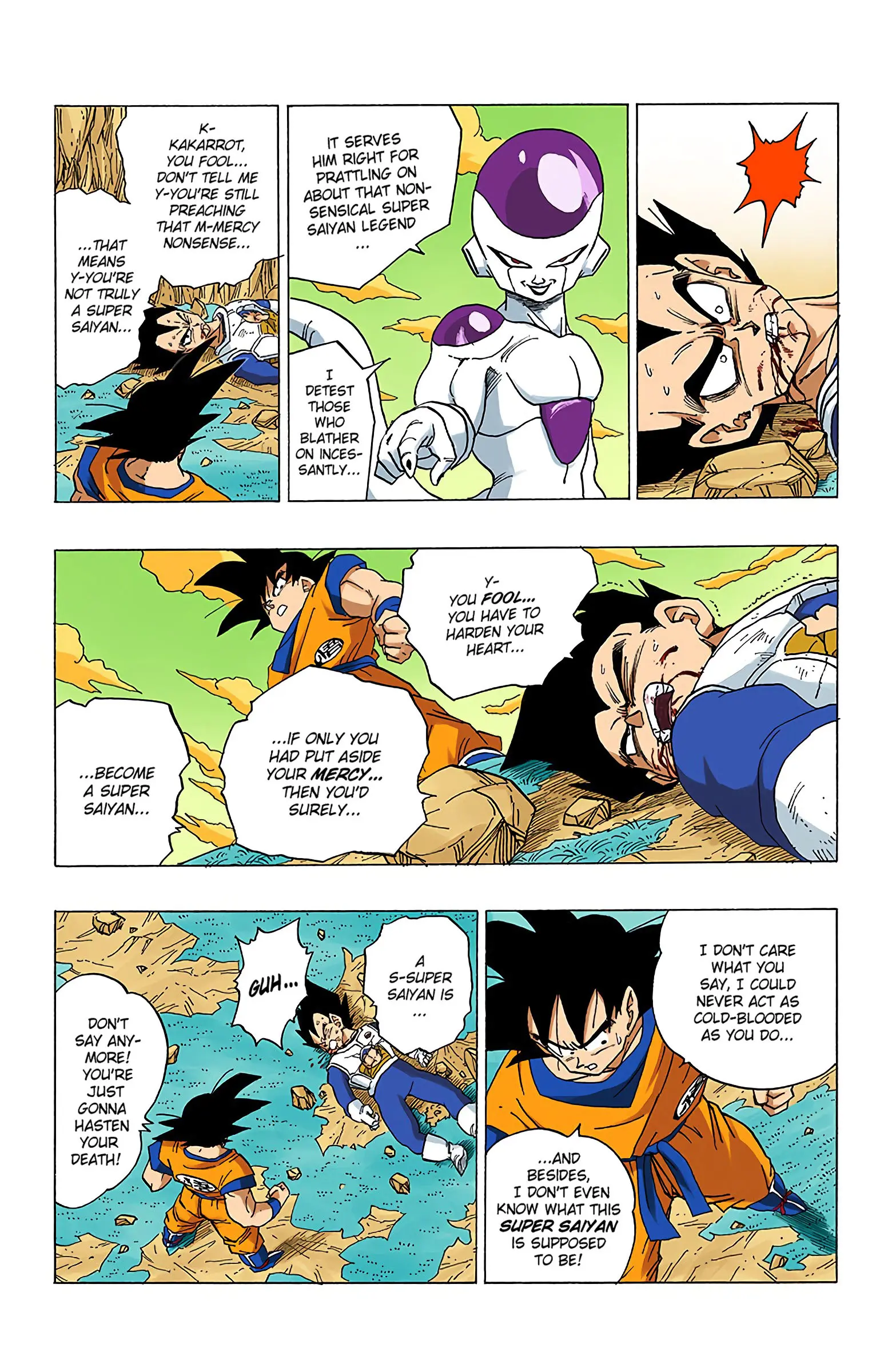 DBZ Frieza Saga Colored Manga, chapter 308, page 3