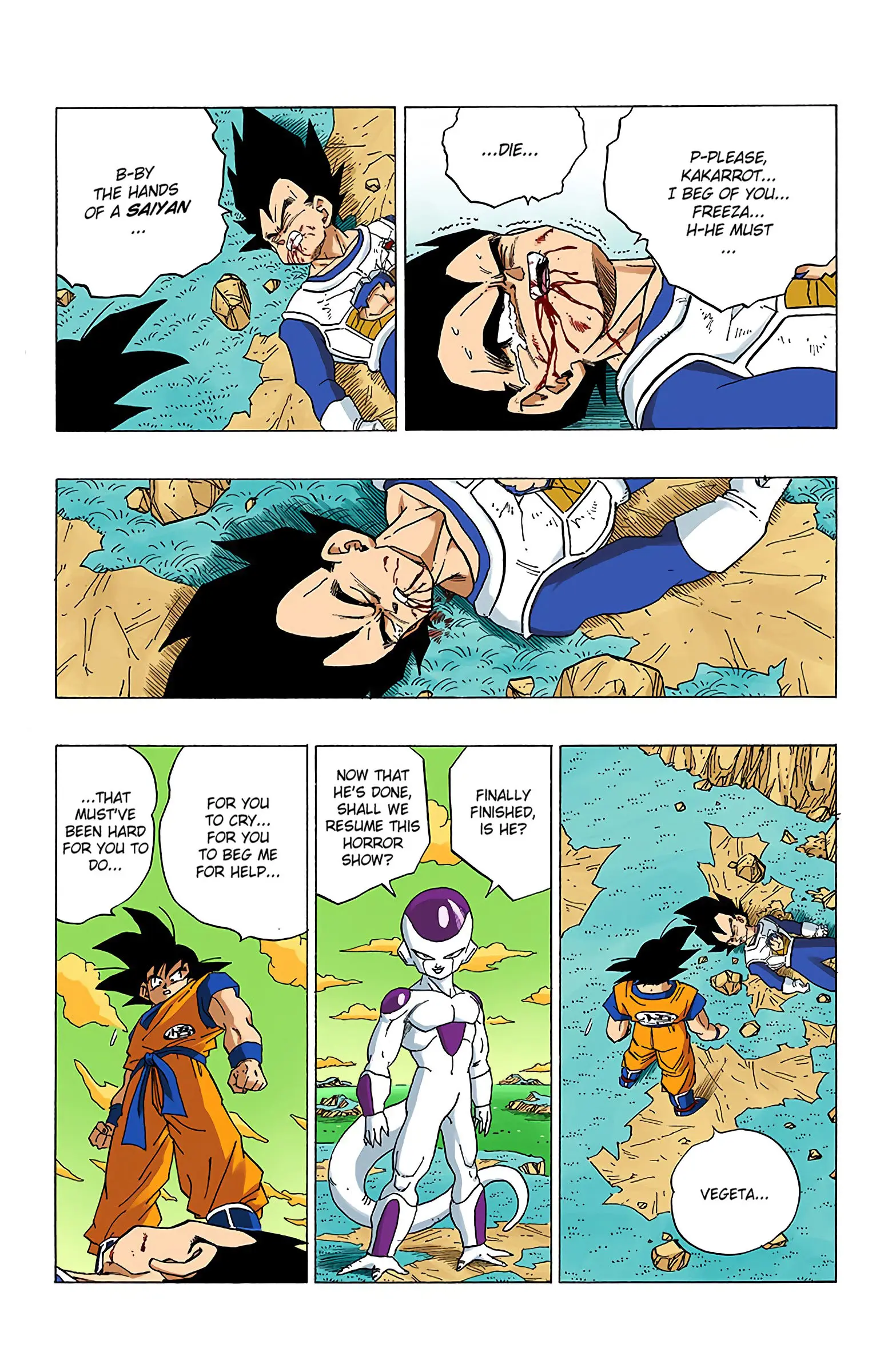 DBZ Frieza Saga Colored Manga, chapter 308, page 5