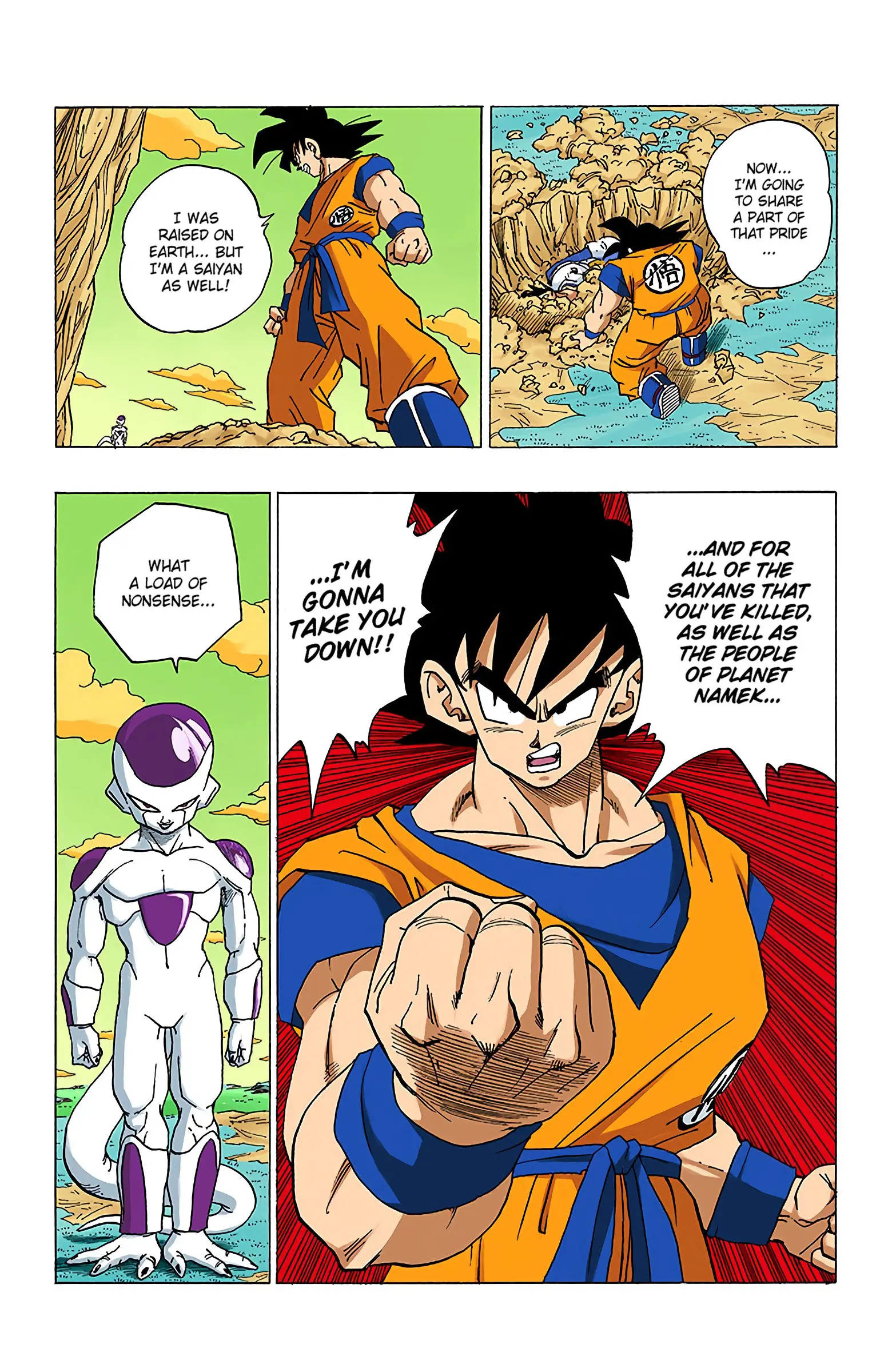 DBZ Frieza Saga Colored Manga, chapter 308, page 7