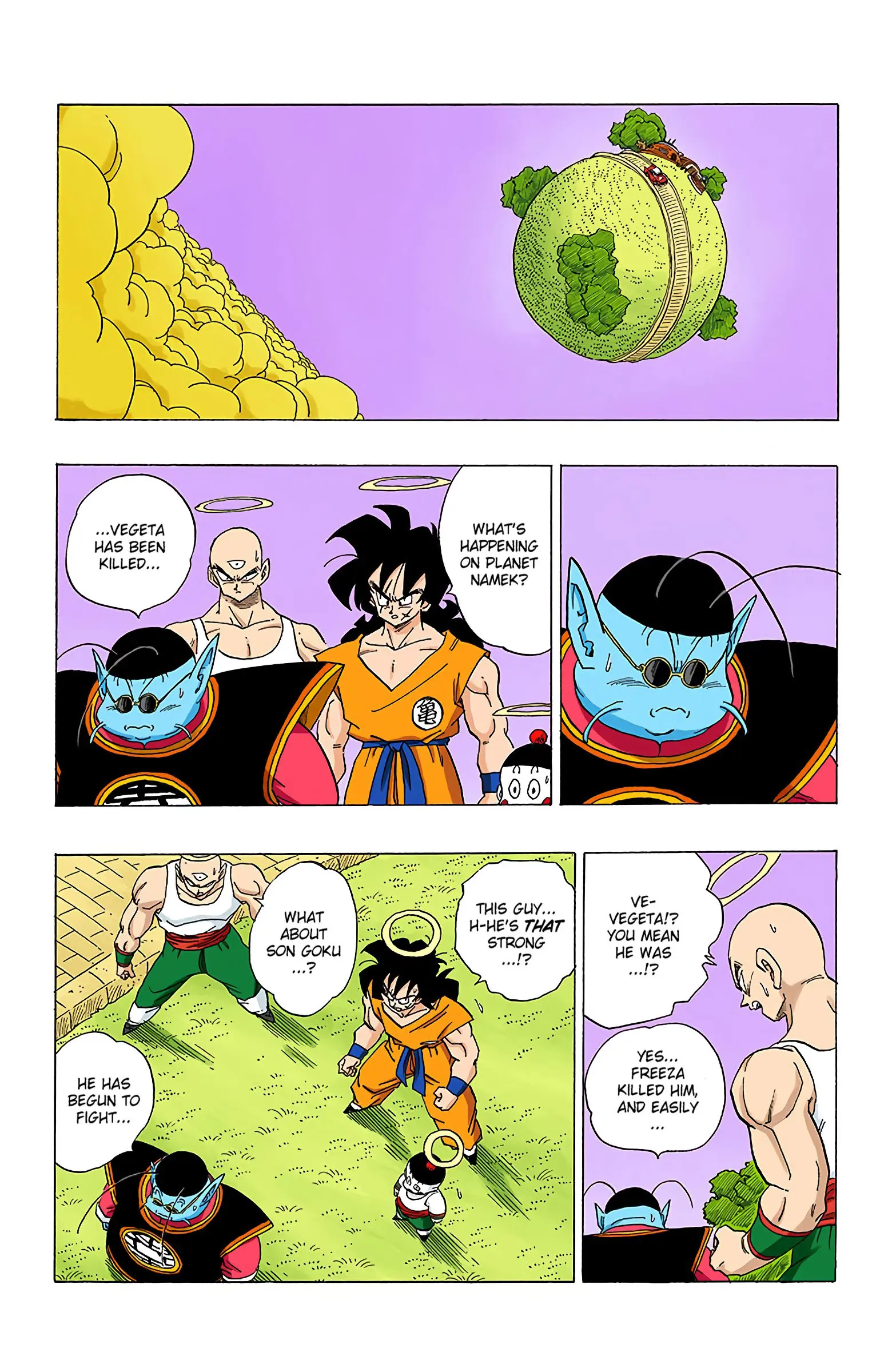 DBZ Frieza Saga Colored Manga, chapter 309, page 2