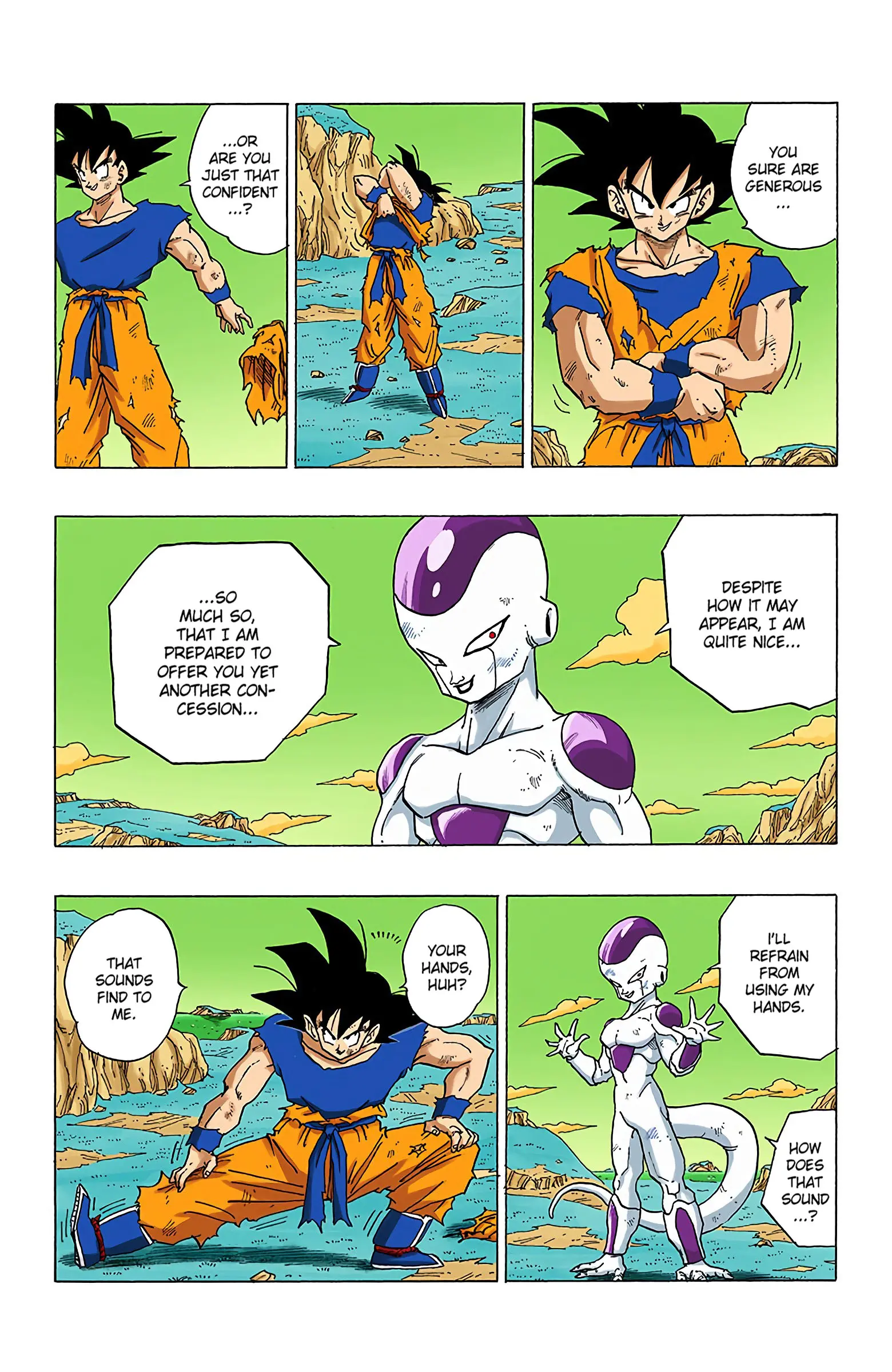 DBZ Frieza Saga Colored Manga, chapter 311, page 4