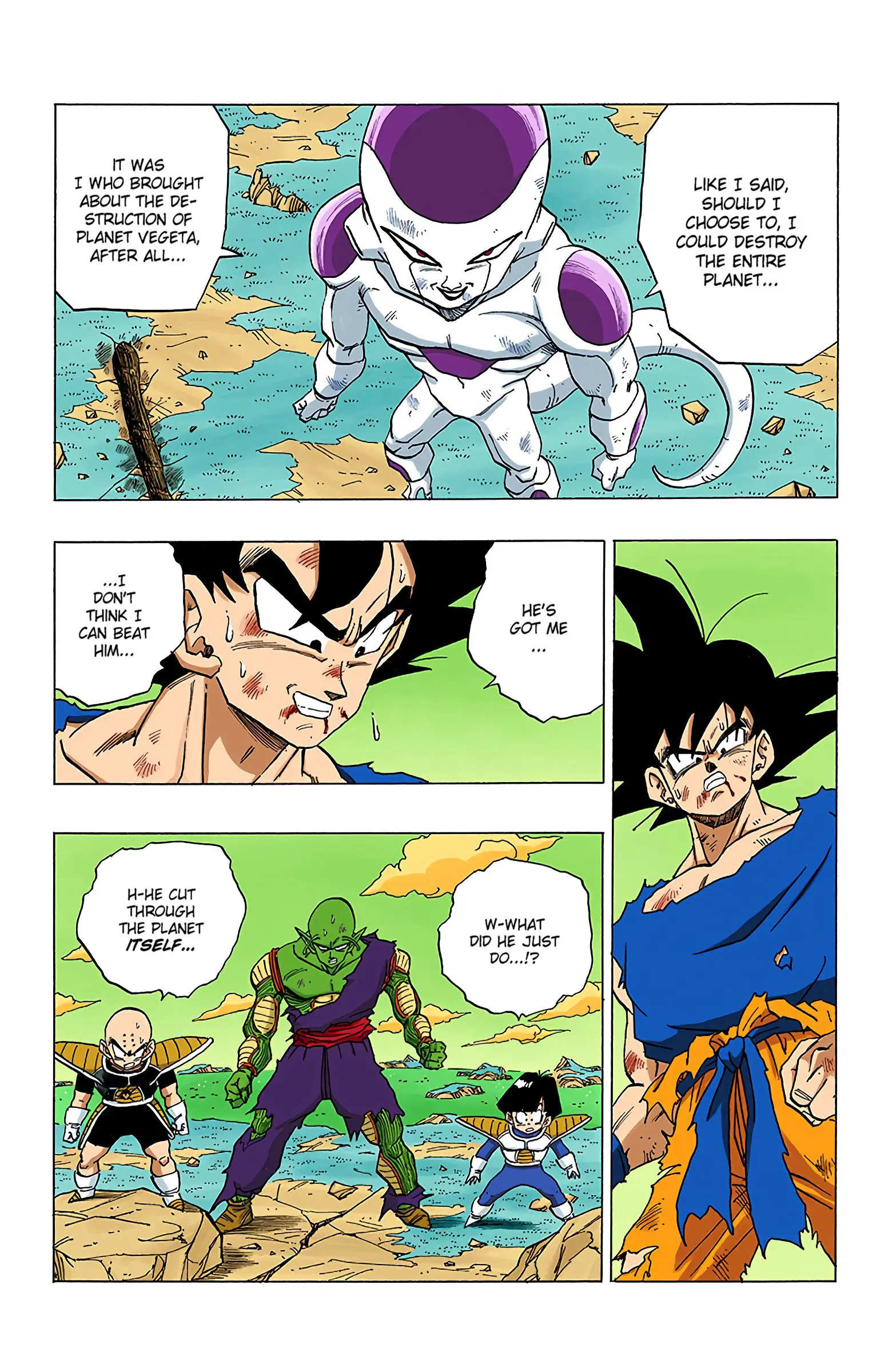 DBZ Frieza Saga Colored Manga, chapter 313, page 6
