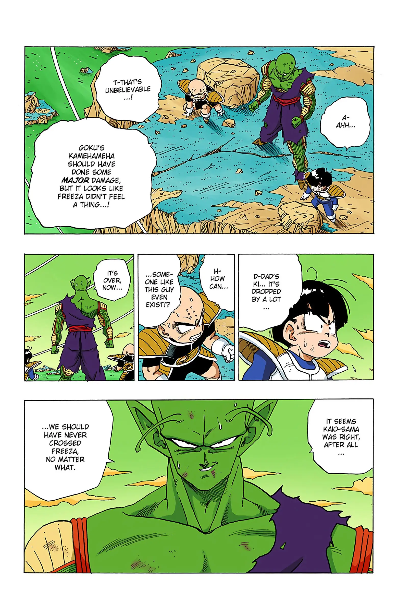 DBZ Frieza Saga Colored Manga, chapter 314, page 4