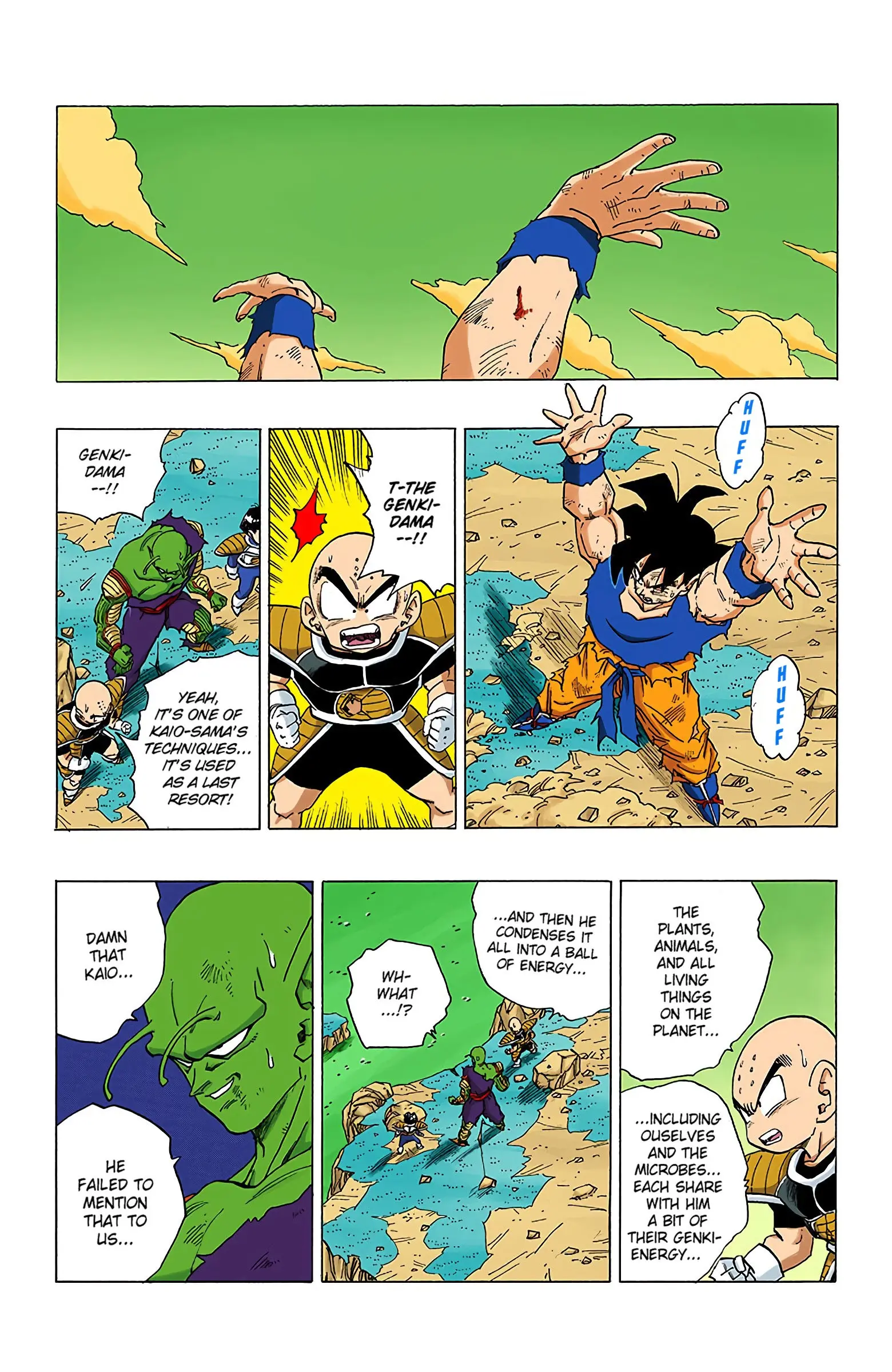 DBZ Frieza Saga Colored Manga, chapter 314, page 13