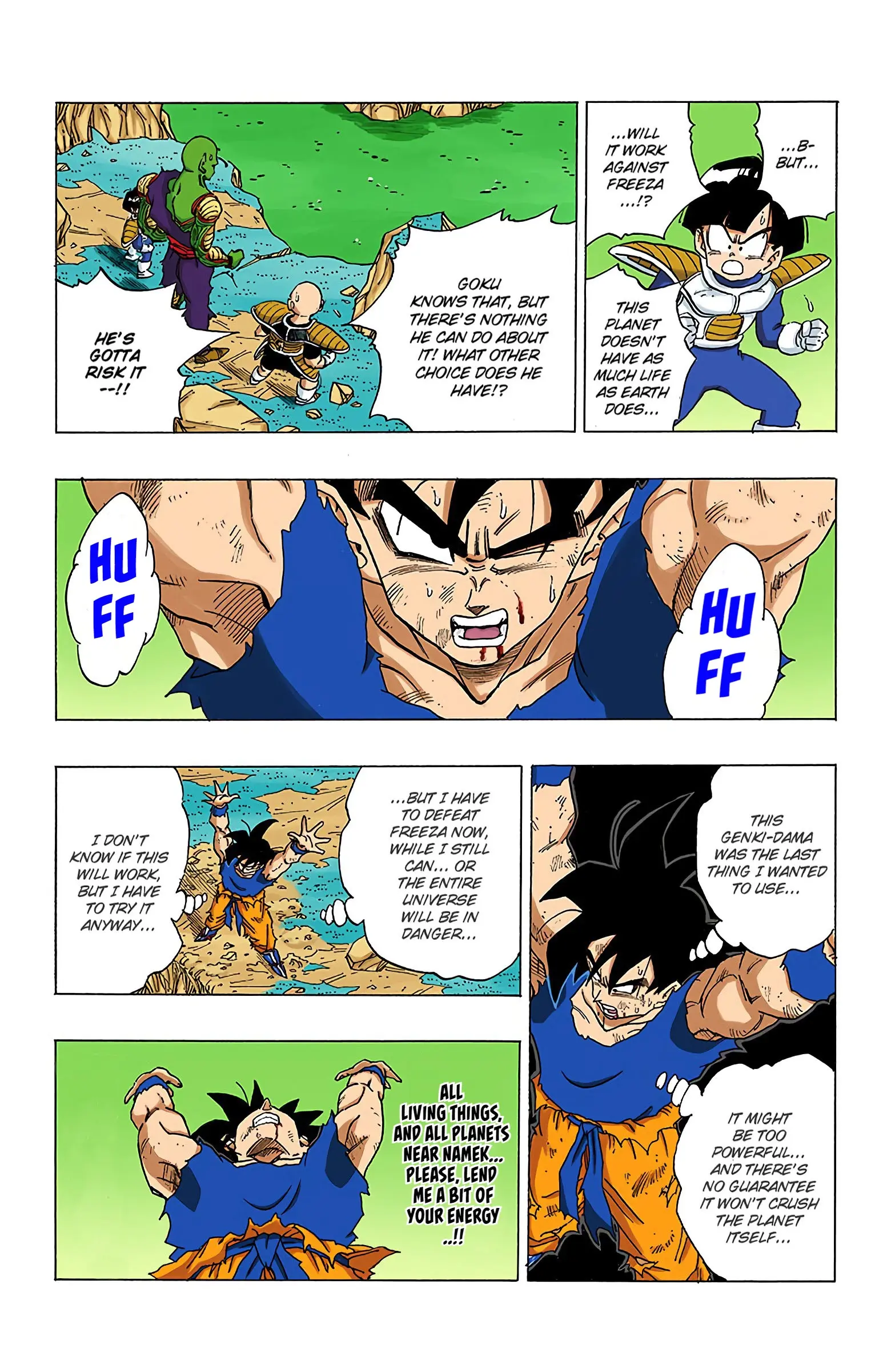 DBZ Frieza Saga Colored Manga, chapter 314, page 14