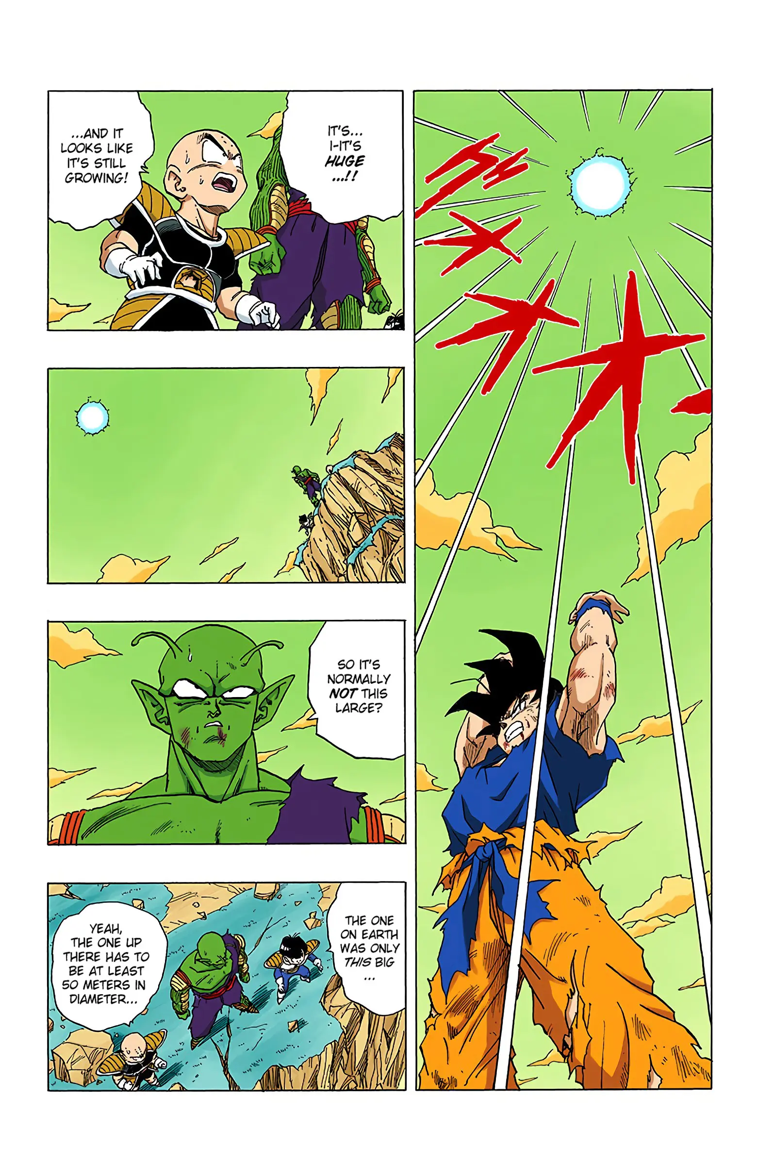 DBZ Frieza Saga Colored Manga, chapter 315, page 3