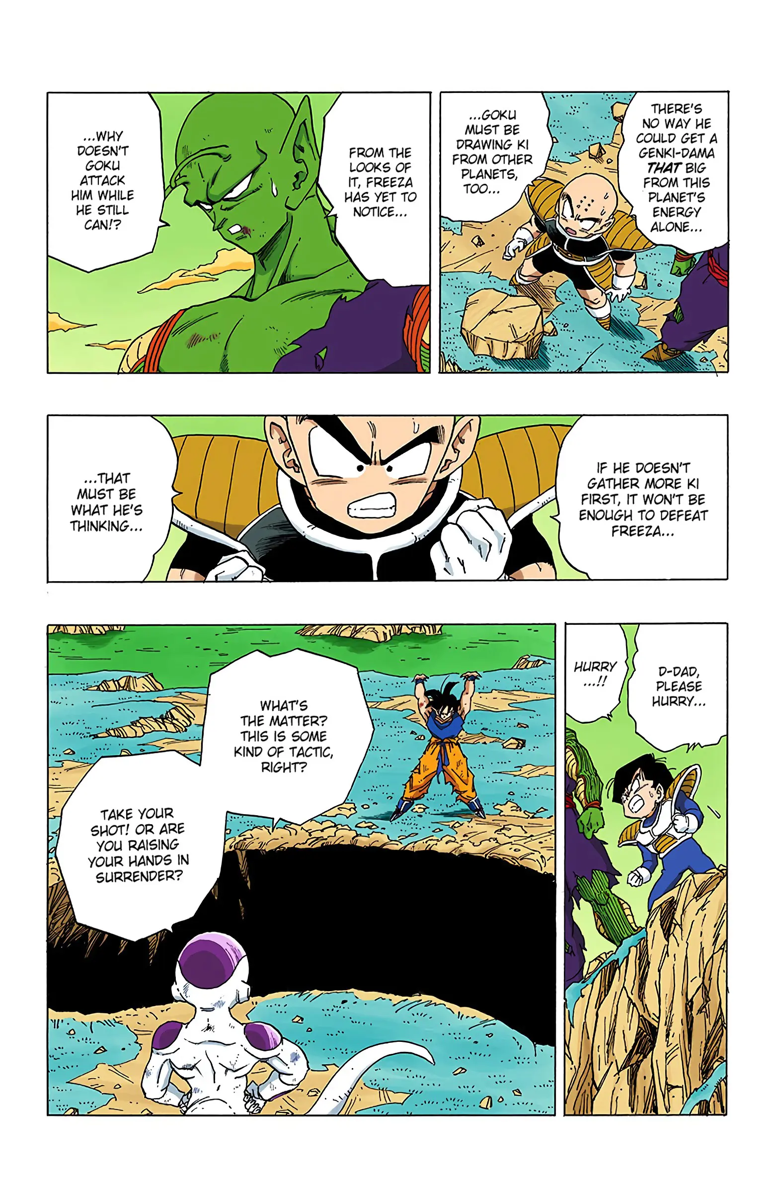 DBZ Frieza Saga Colored Manga, chapter 315, page 4