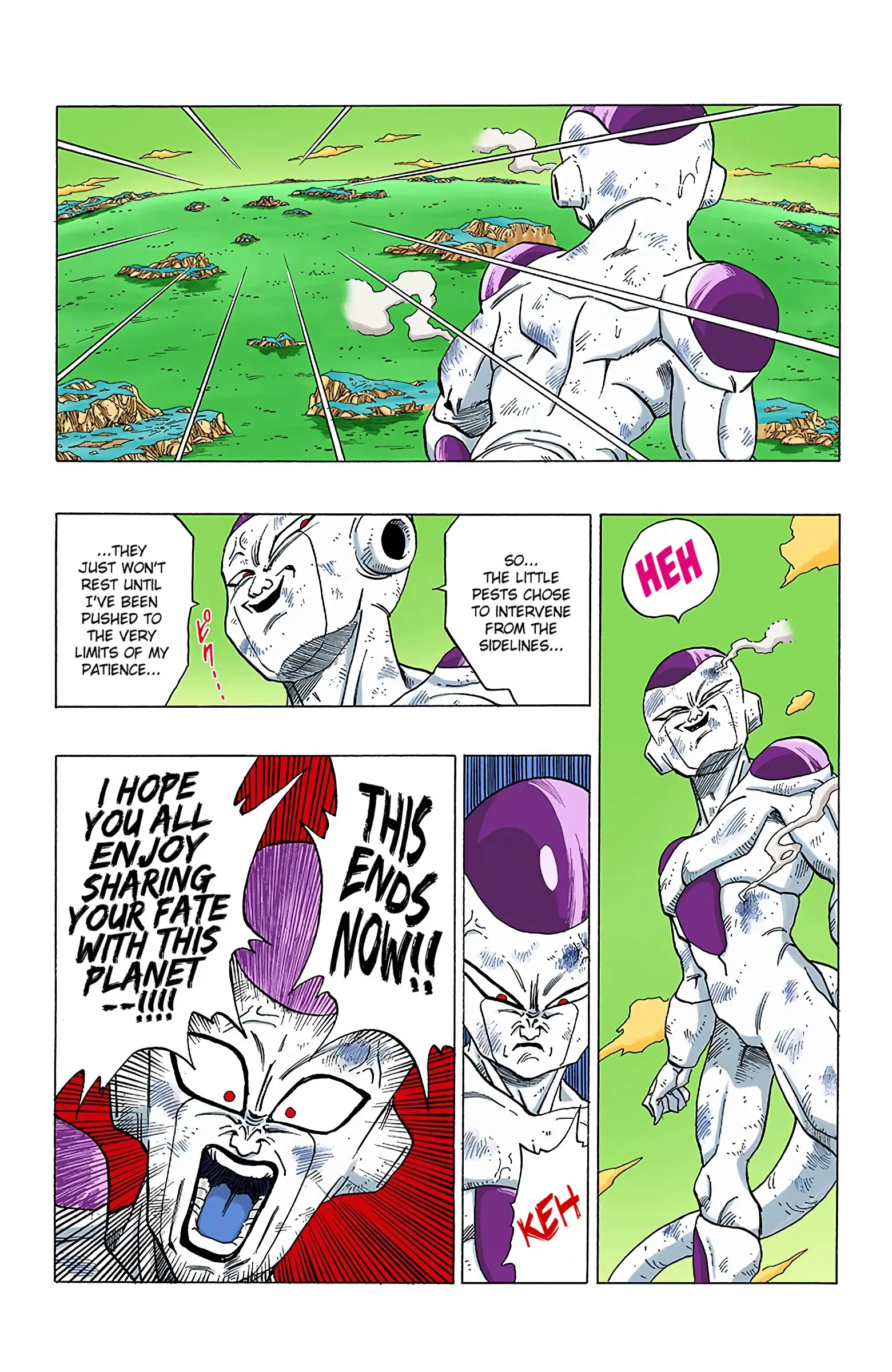 DBZ Frieza Saga Colored Manga, chapter 316, page 4