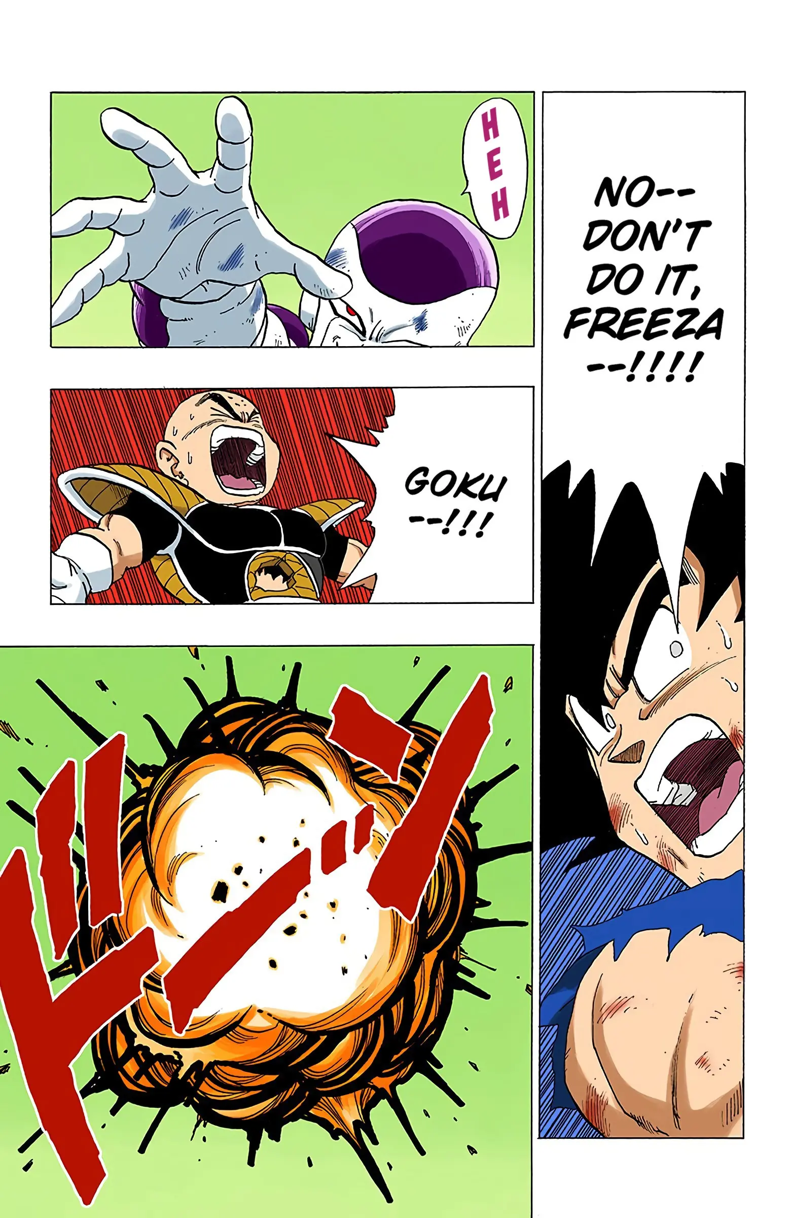 DBZ Frieza Saga Colored Manga, chapter 317, page 13