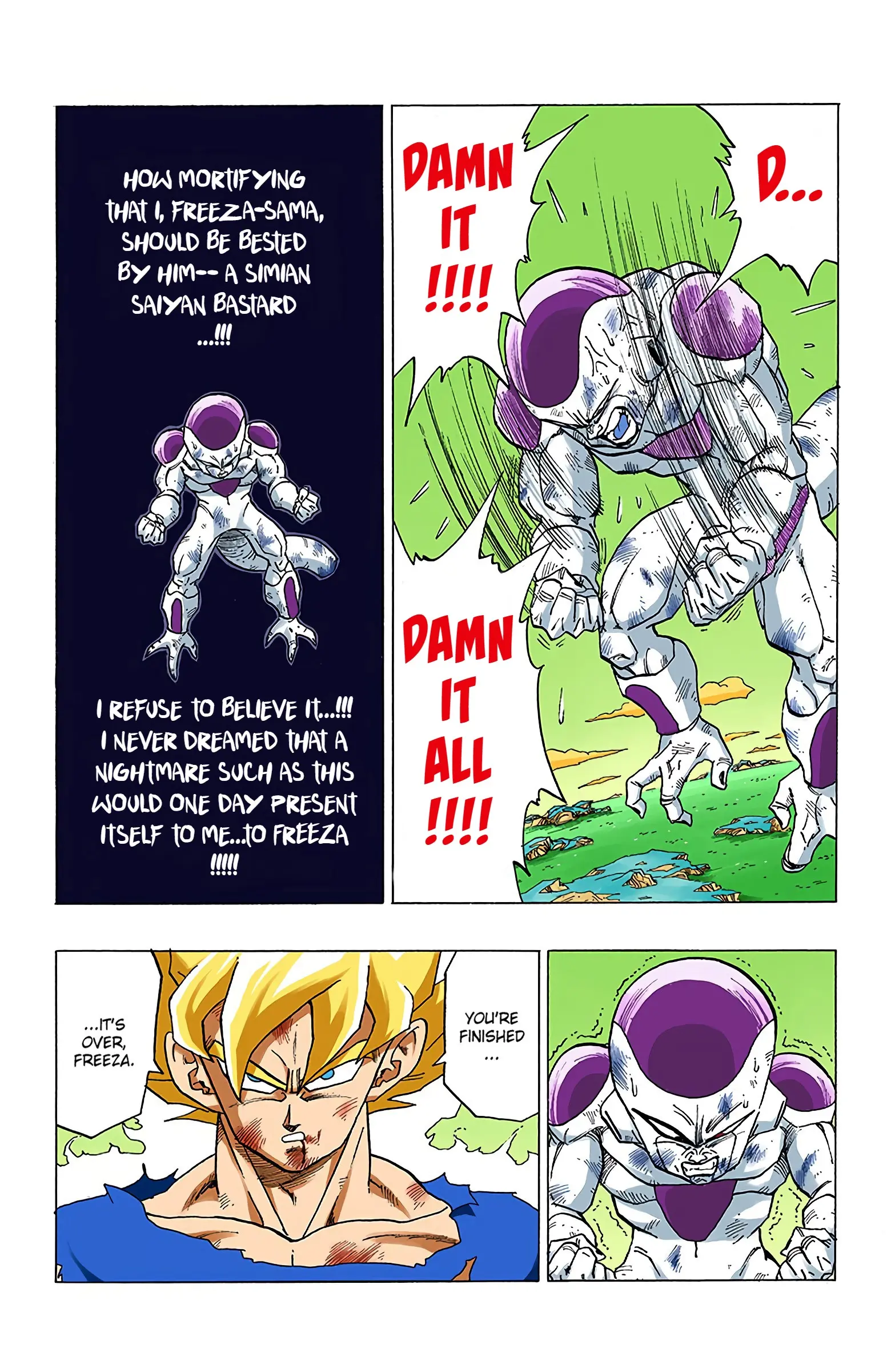 DBZ Frieza Saga Colored Manga, chapter 319, page 12