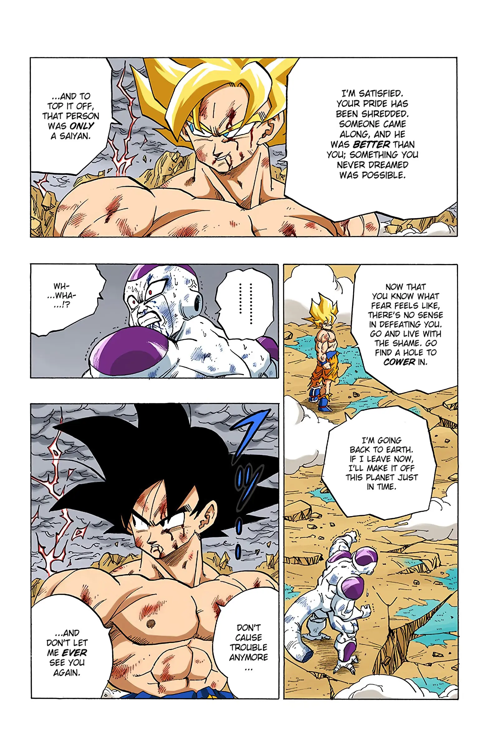 DBZ Frieza Saga Colored Manga, chapter 325, page 9
