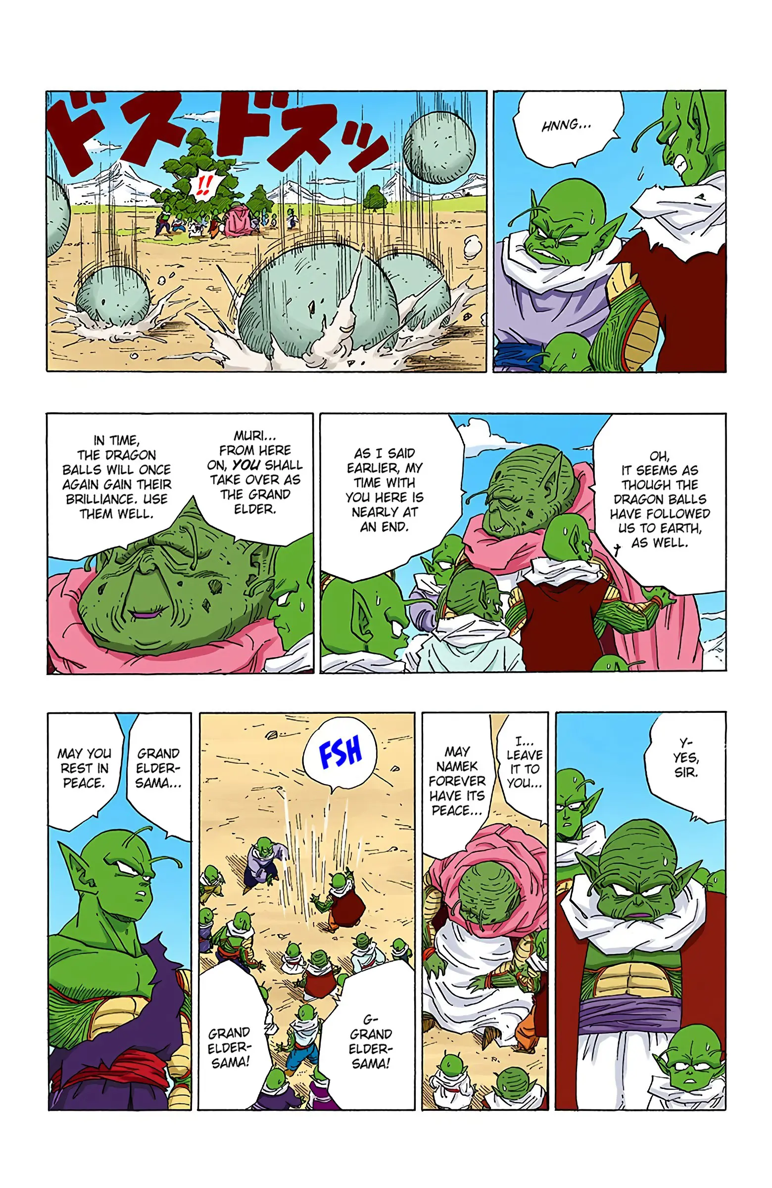 DBZ Frieza Saga Colored Manga, chapter 327, page 2
