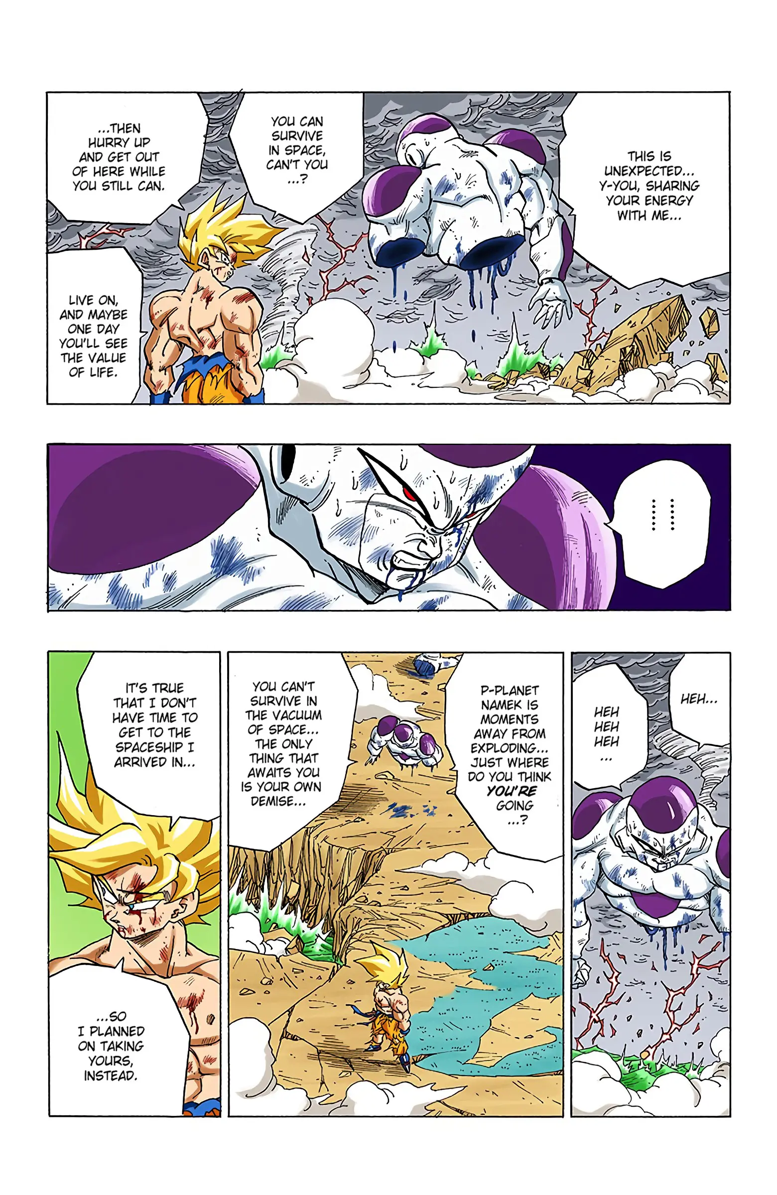 DBZ Frieza Saga Colored Manga, chapter 327, page 6