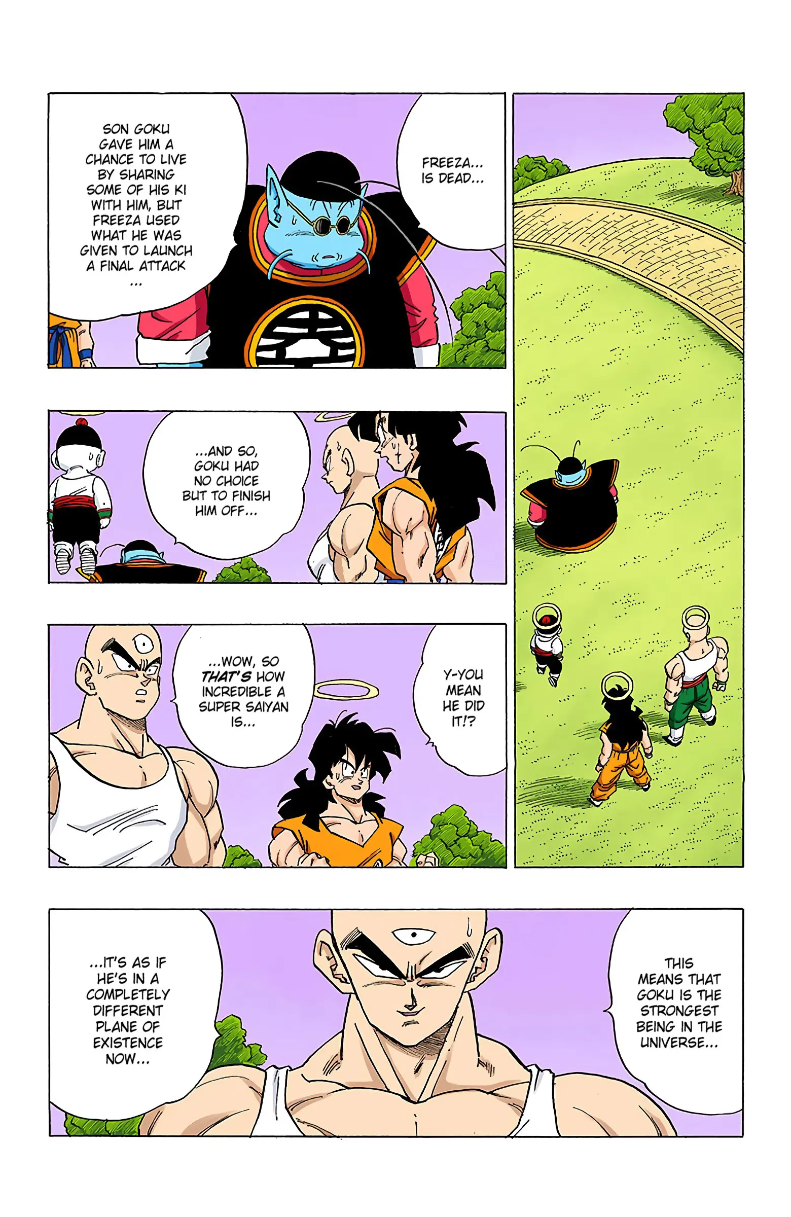 DBZ Frieza Saga Colored Manga, chapter 328, page 2