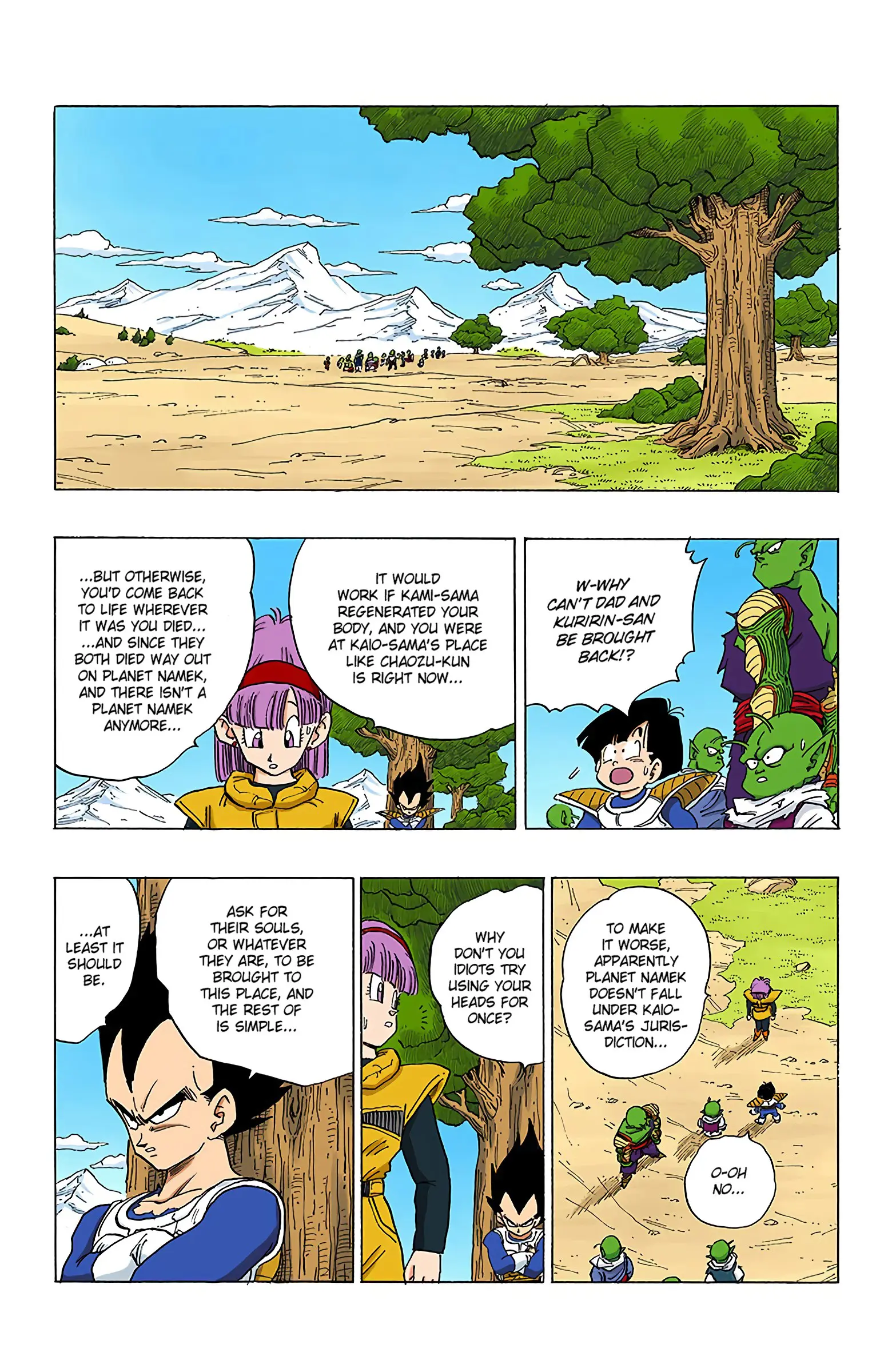 DBZ Frieza Saga Colored Manga, chapter 329, page 2