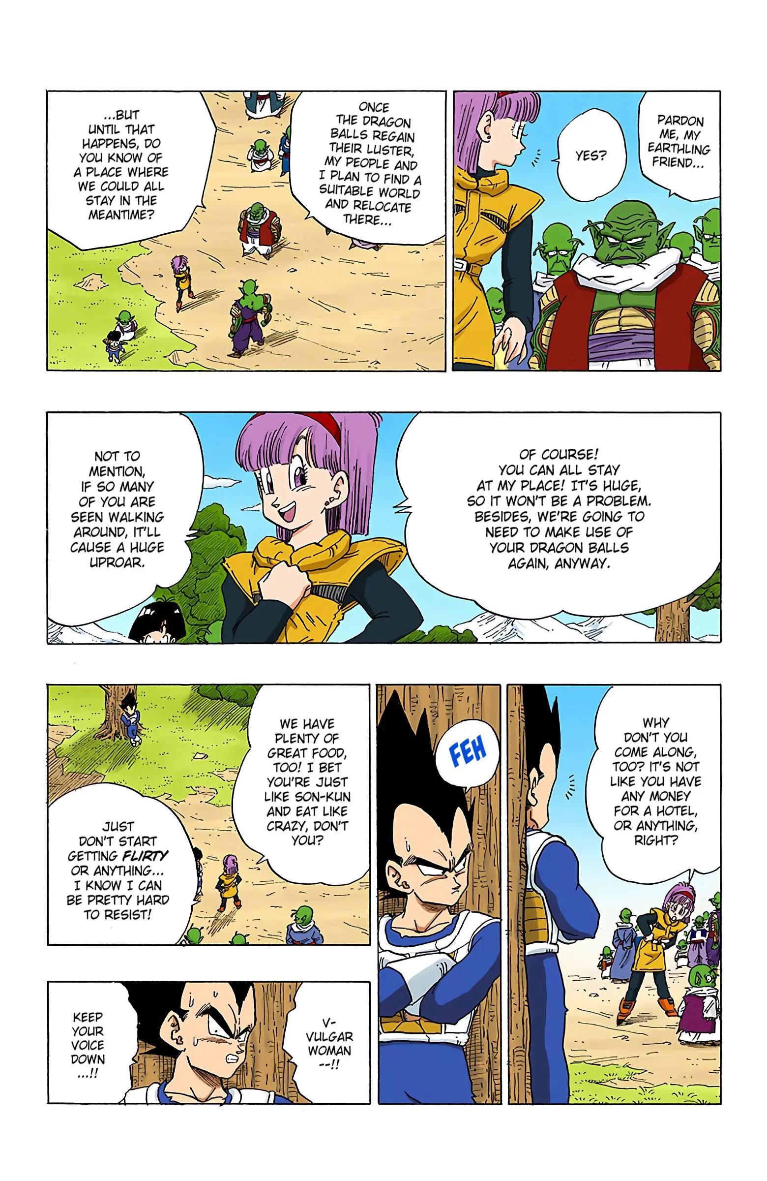 DBZ Frieza Saga Colored Manga, chapter 329, page 4