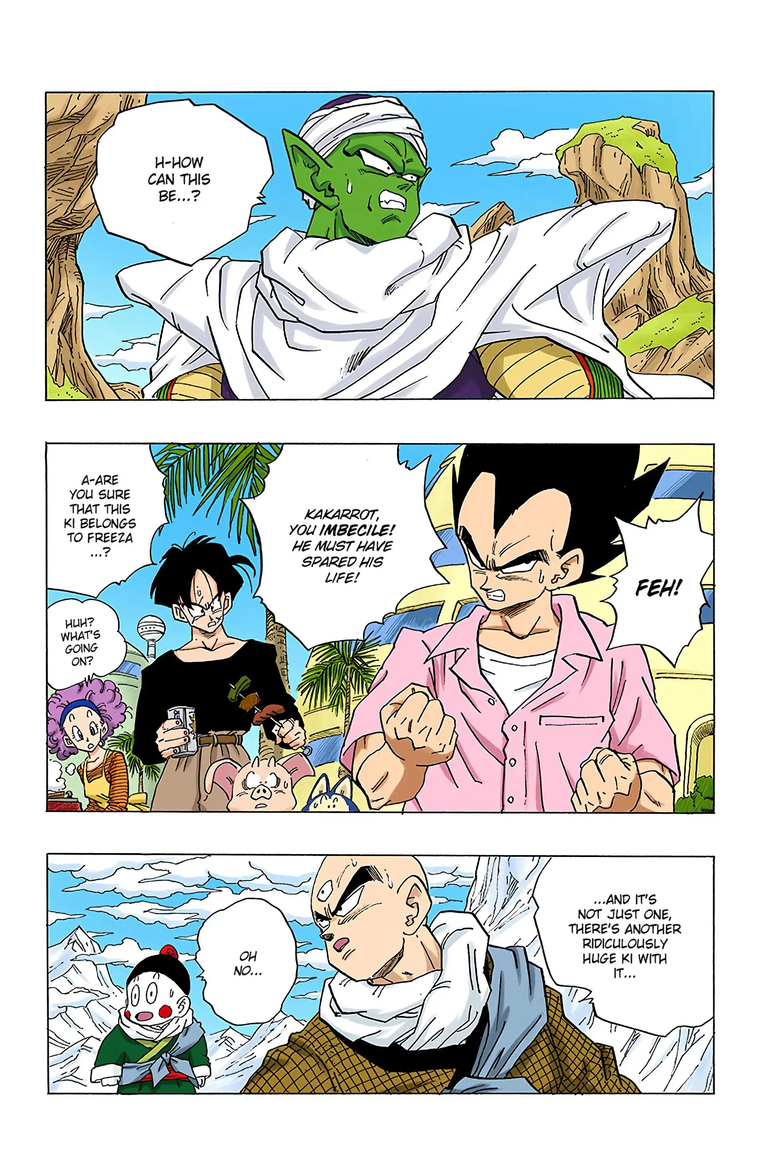 DBZ Frieza Saga Colored Manga, chapter 329, page 13