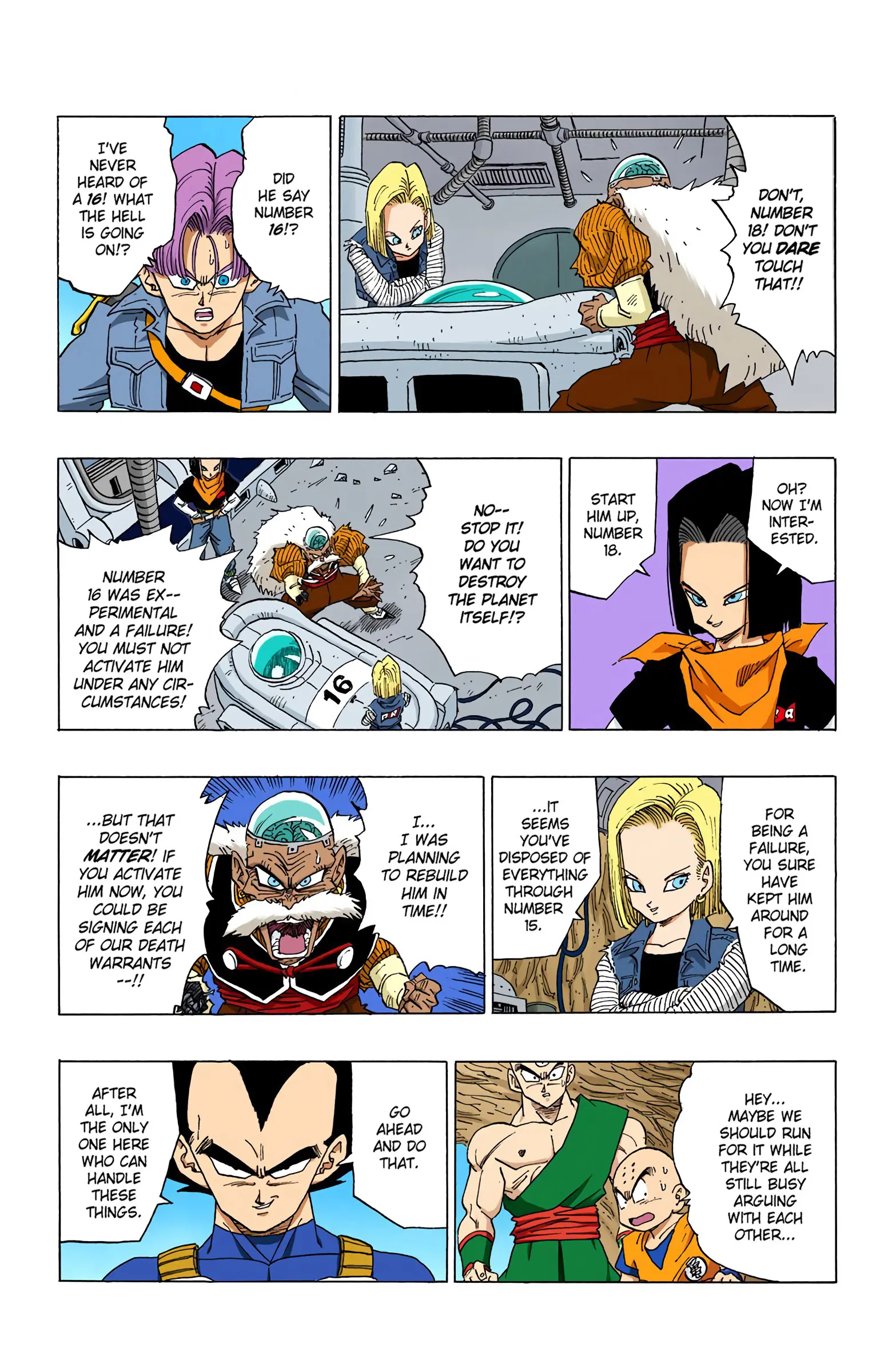 DBZ Perfect Cell Saga (Colored), chapter 350, page 7