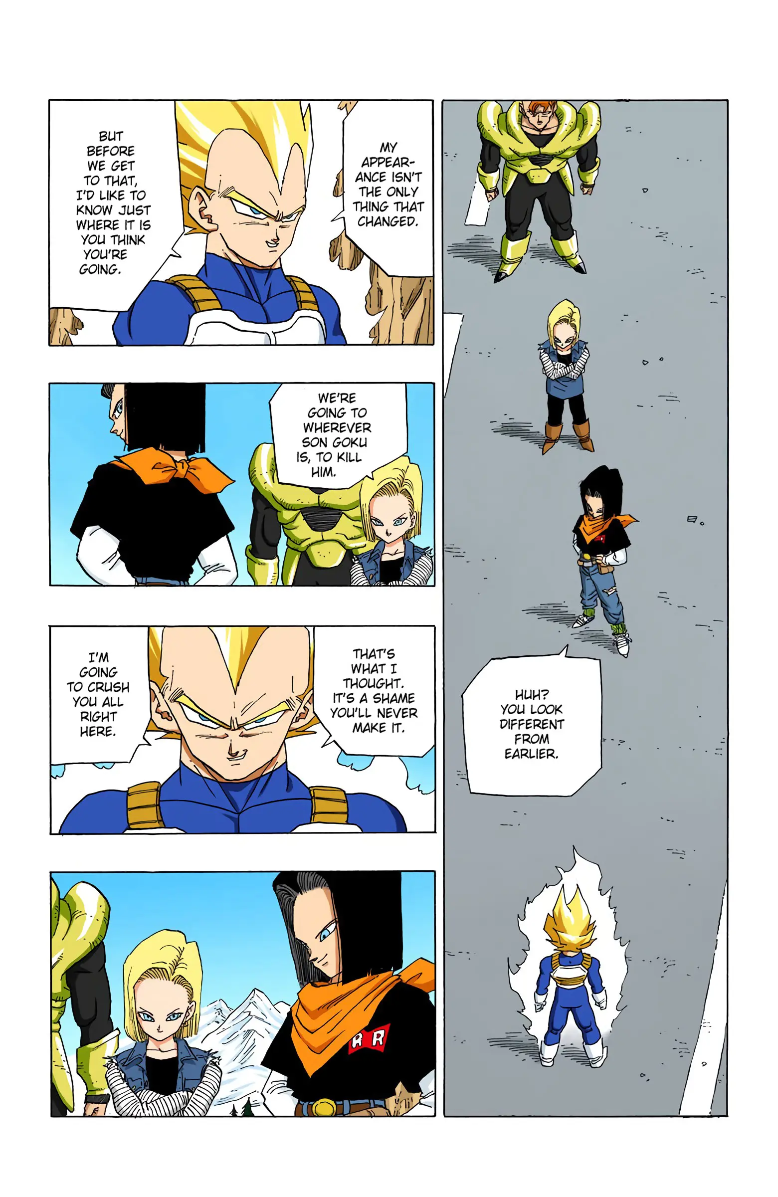 DBZ Perfect Cell Saga (Colored), chapter 351, page 13