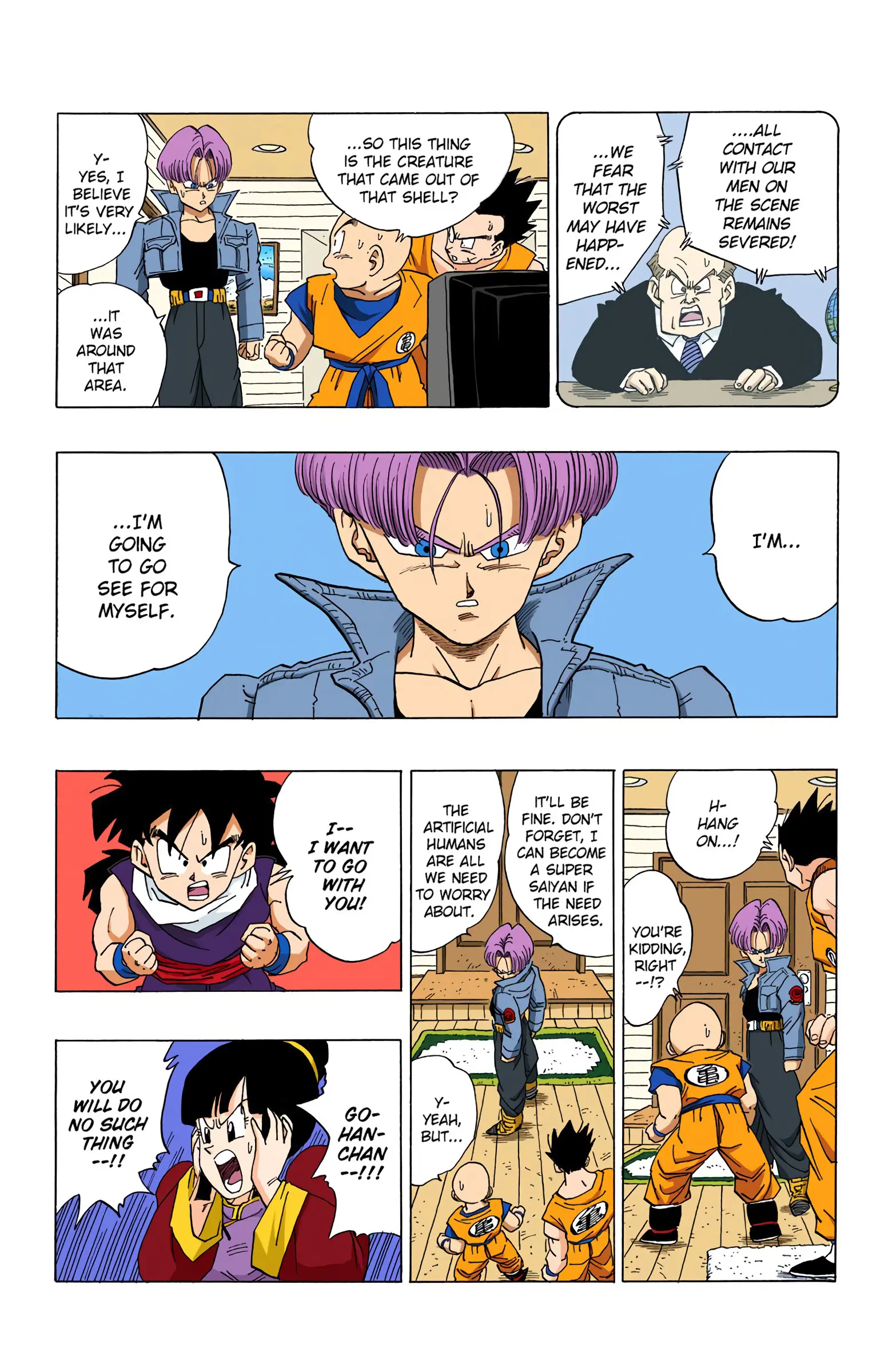 DBZ Perfect Cell Saga (Colored), chapter 360, page 13