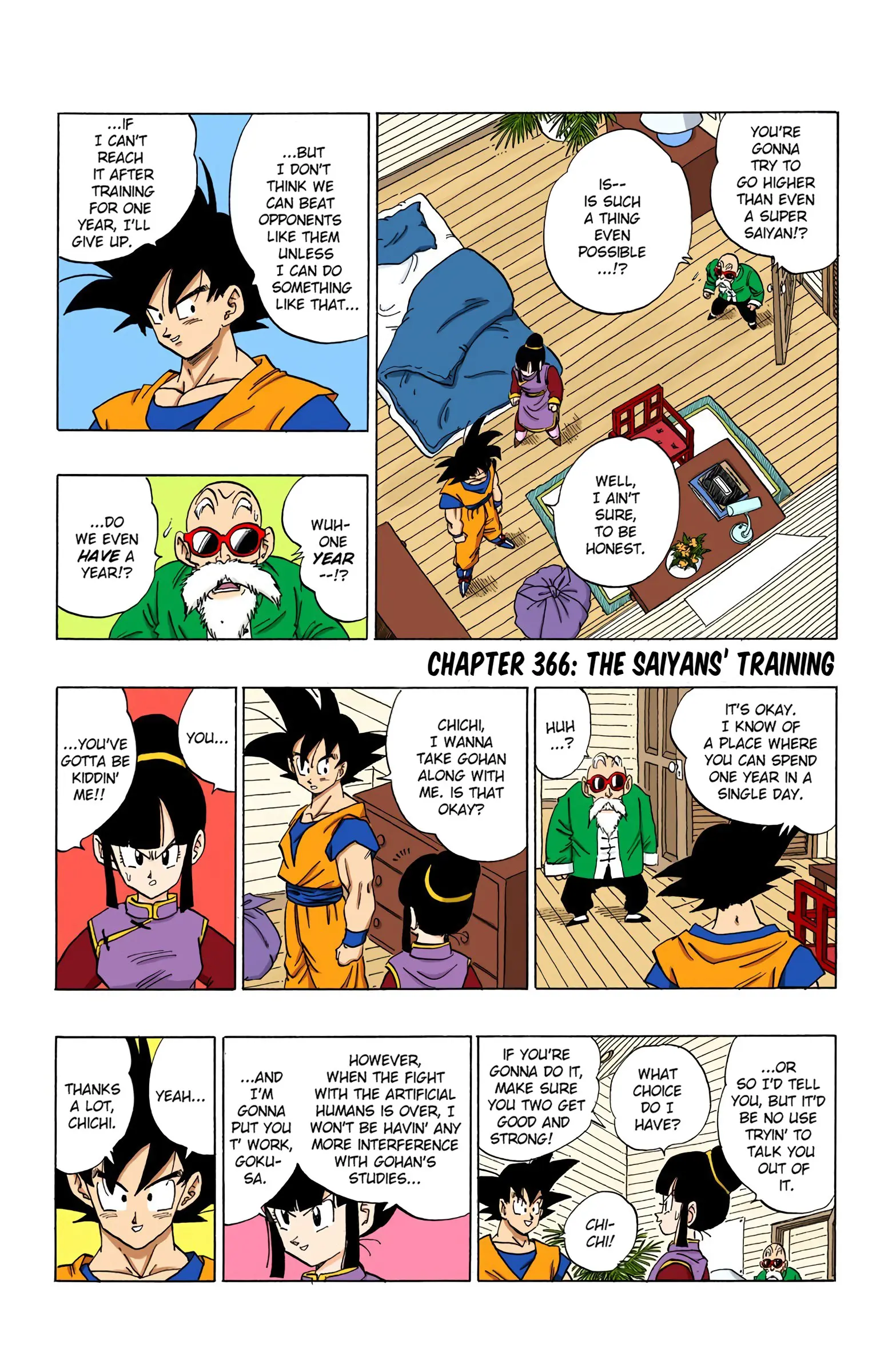 DBZ Perfect Cell Saga (Colored), chapter 366, page 1