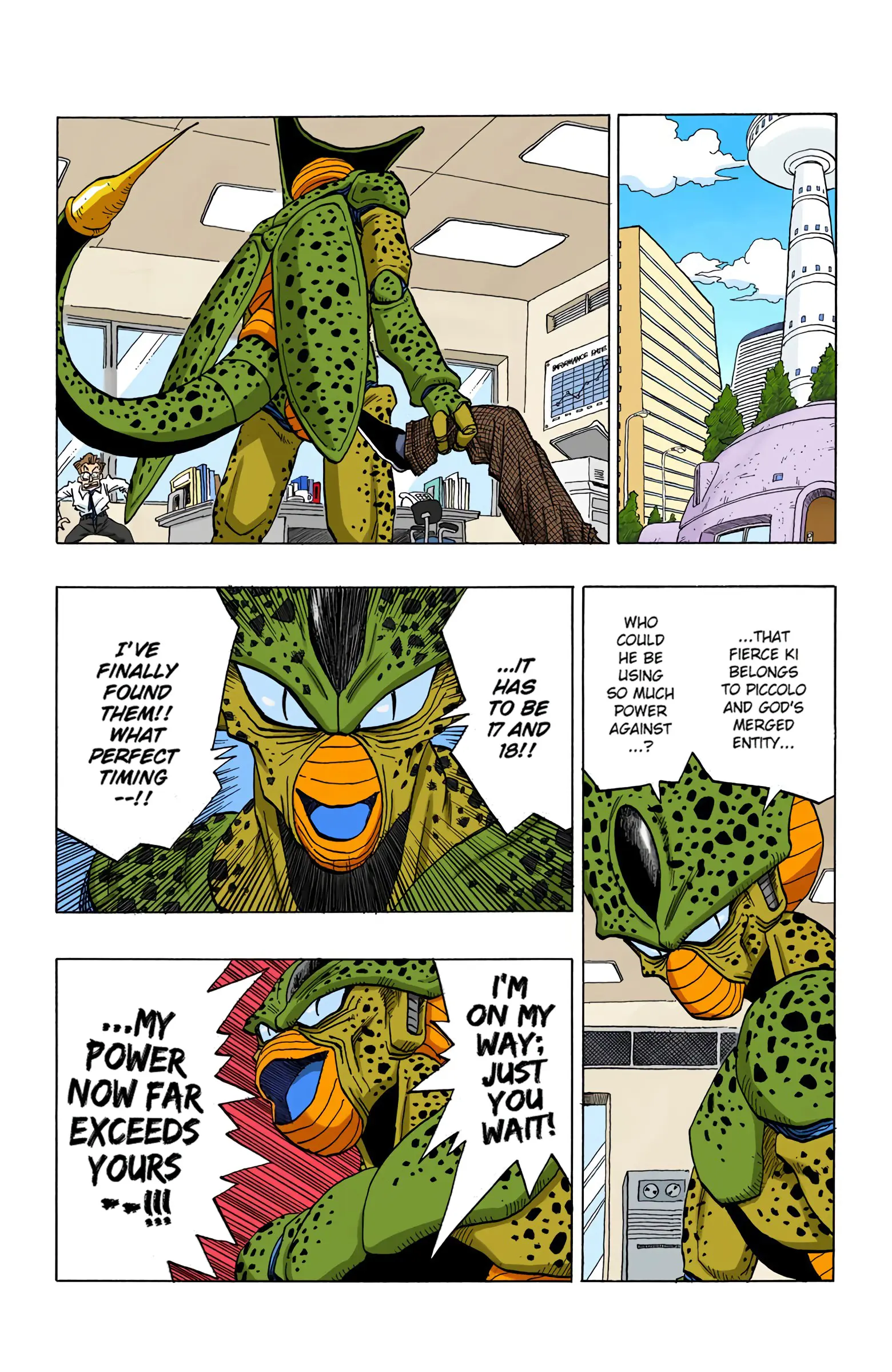 DBZ Perfect Cell Saga (Colored), chapter 367, page 15