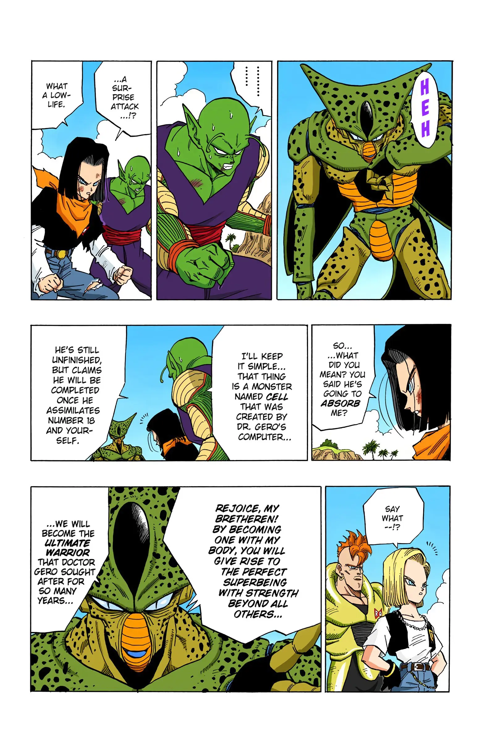 DBZ Perfect Cell Saga (Colored), chapter 369, page 13