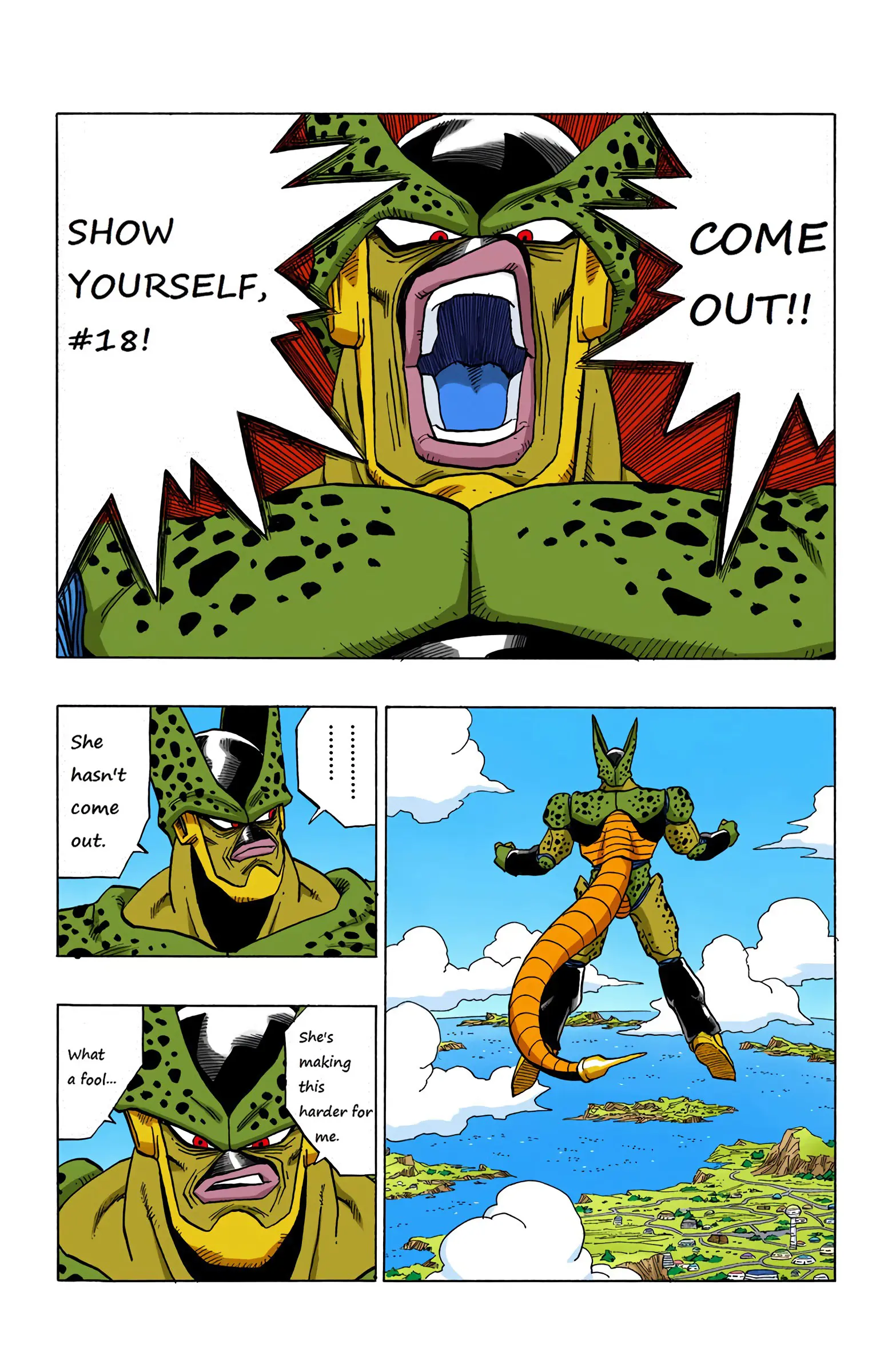 DBZ Perfect Cell Saga (Colored), chapter 376, page 3