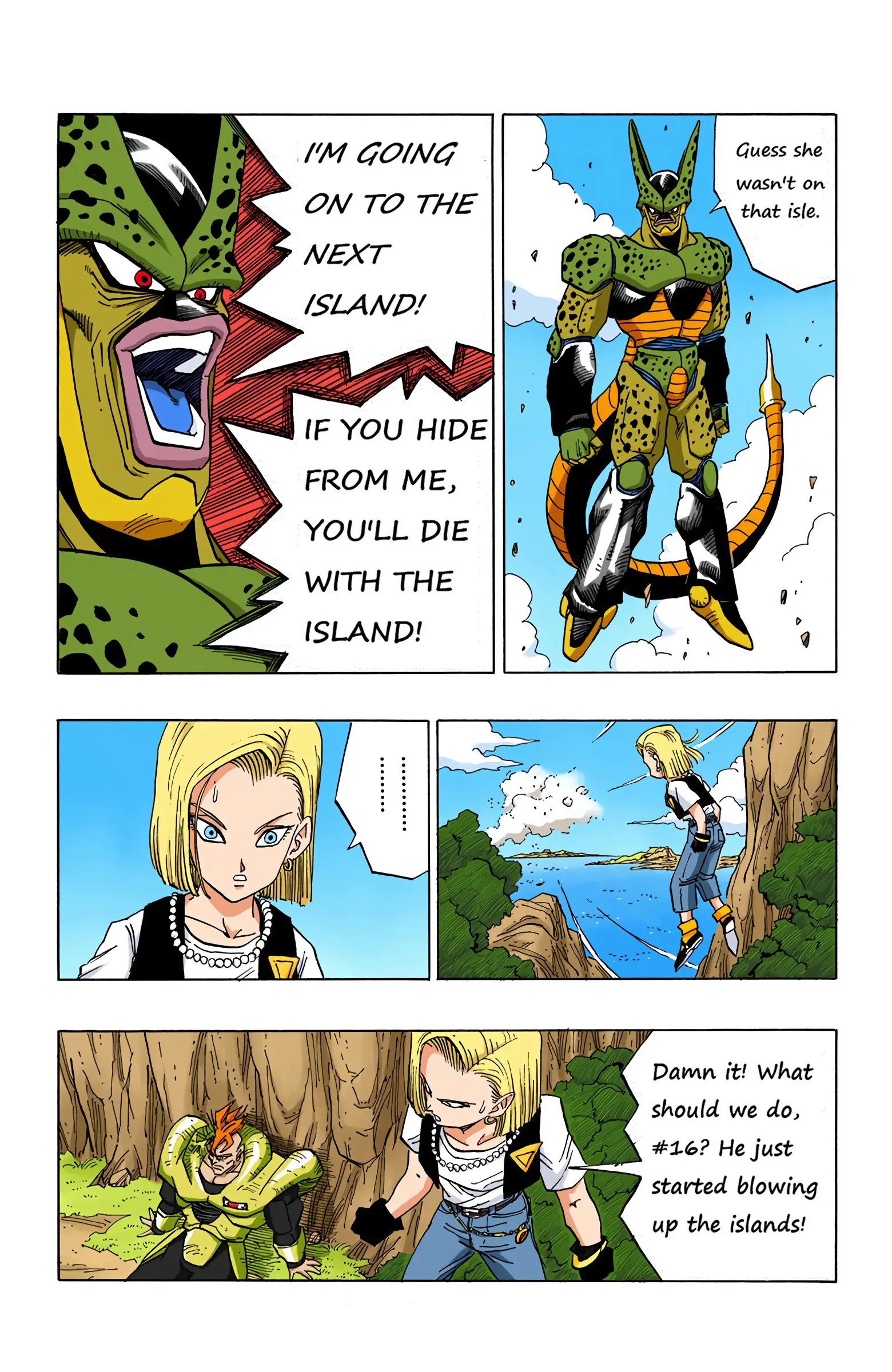 DBZ Perfect Cell Saga (Colored), chapter 376, page 7