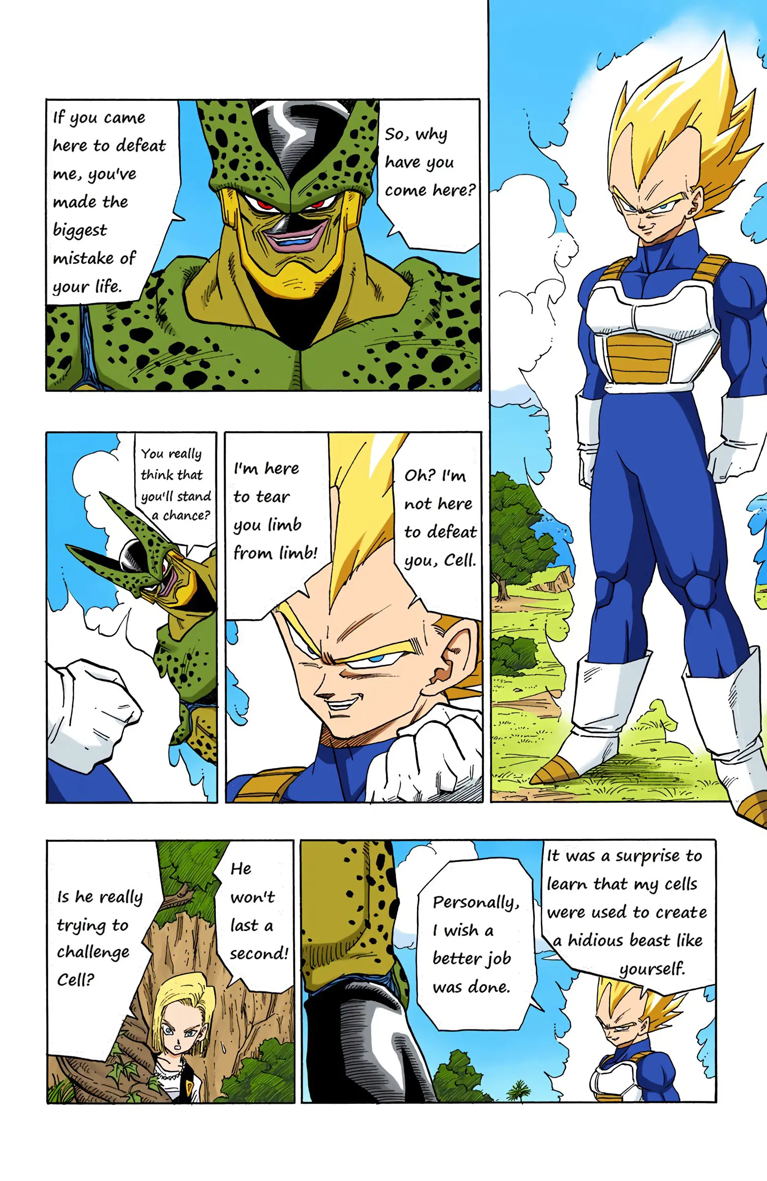 DBZ Perfect Cell Saga (Colored), chapter 376, page 15