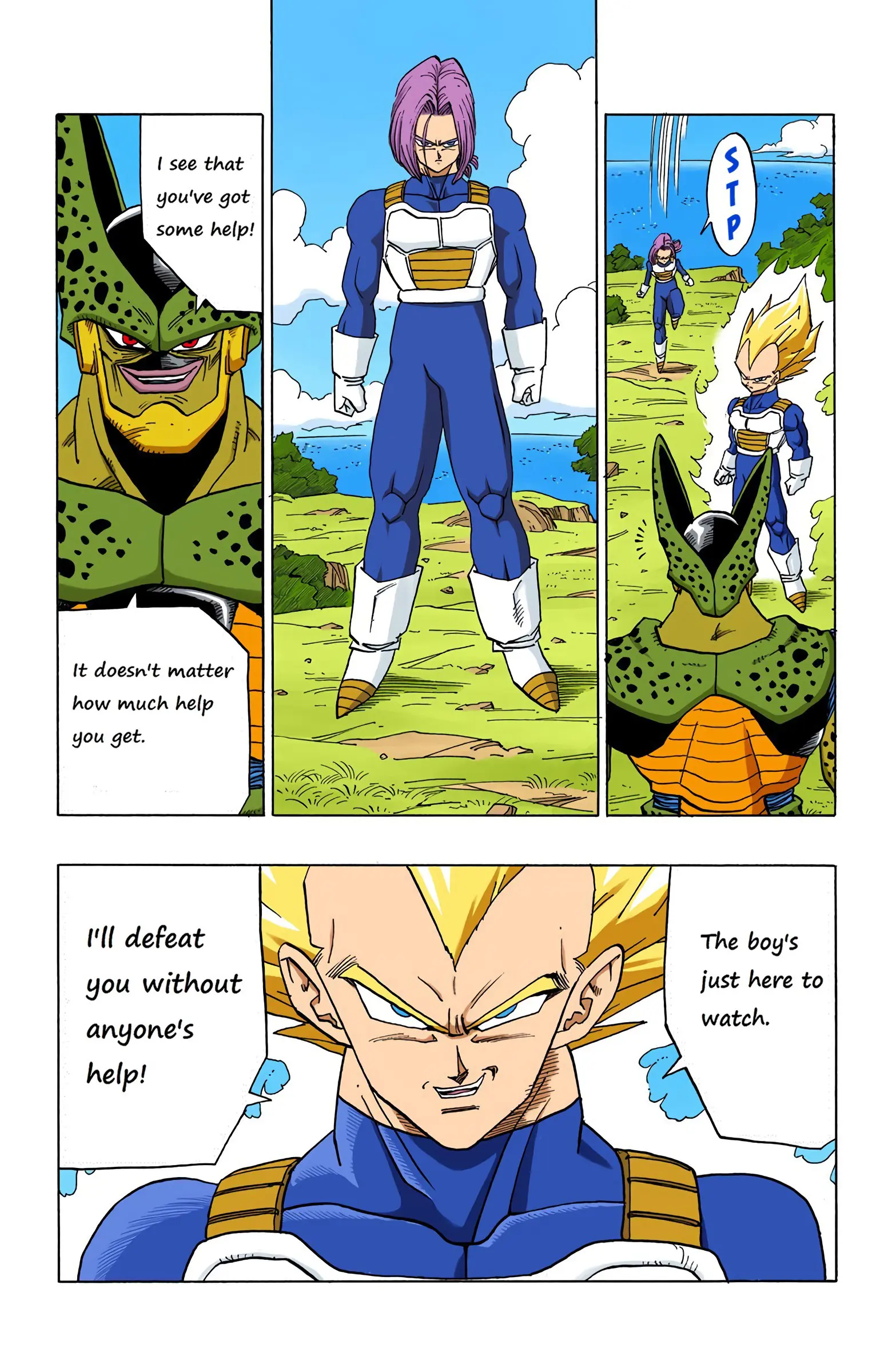 DBZ Perfect Cell Saga (Colored), chapter 376, page 16