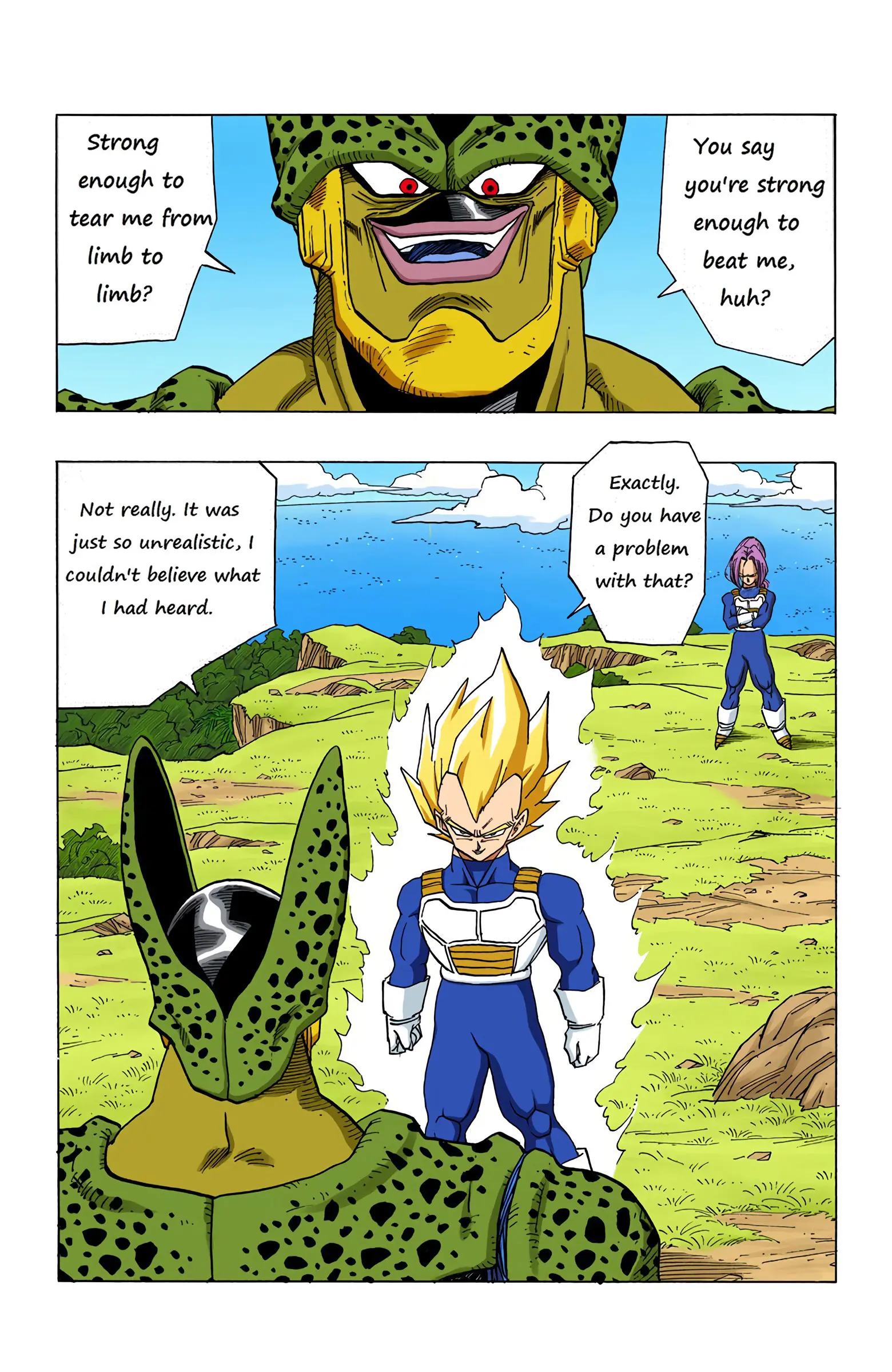 DBZ Perfect Cell Saga (Colored), chapter 377, page 2