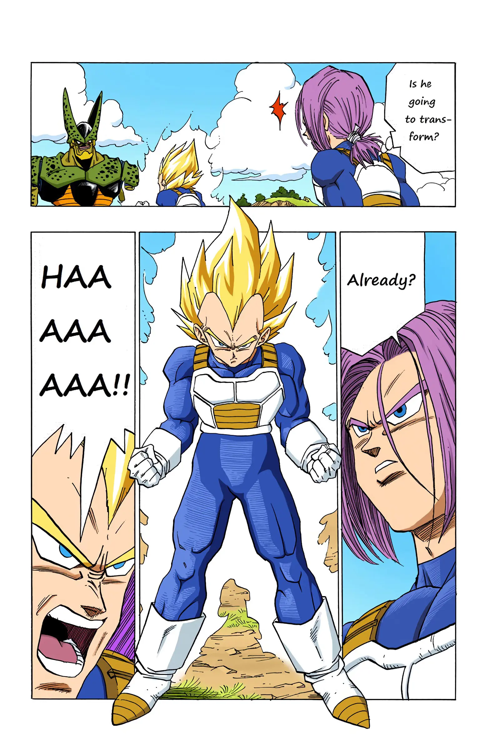 DBZ Perfect Cell Saga (Colored), chapter 377, page 4