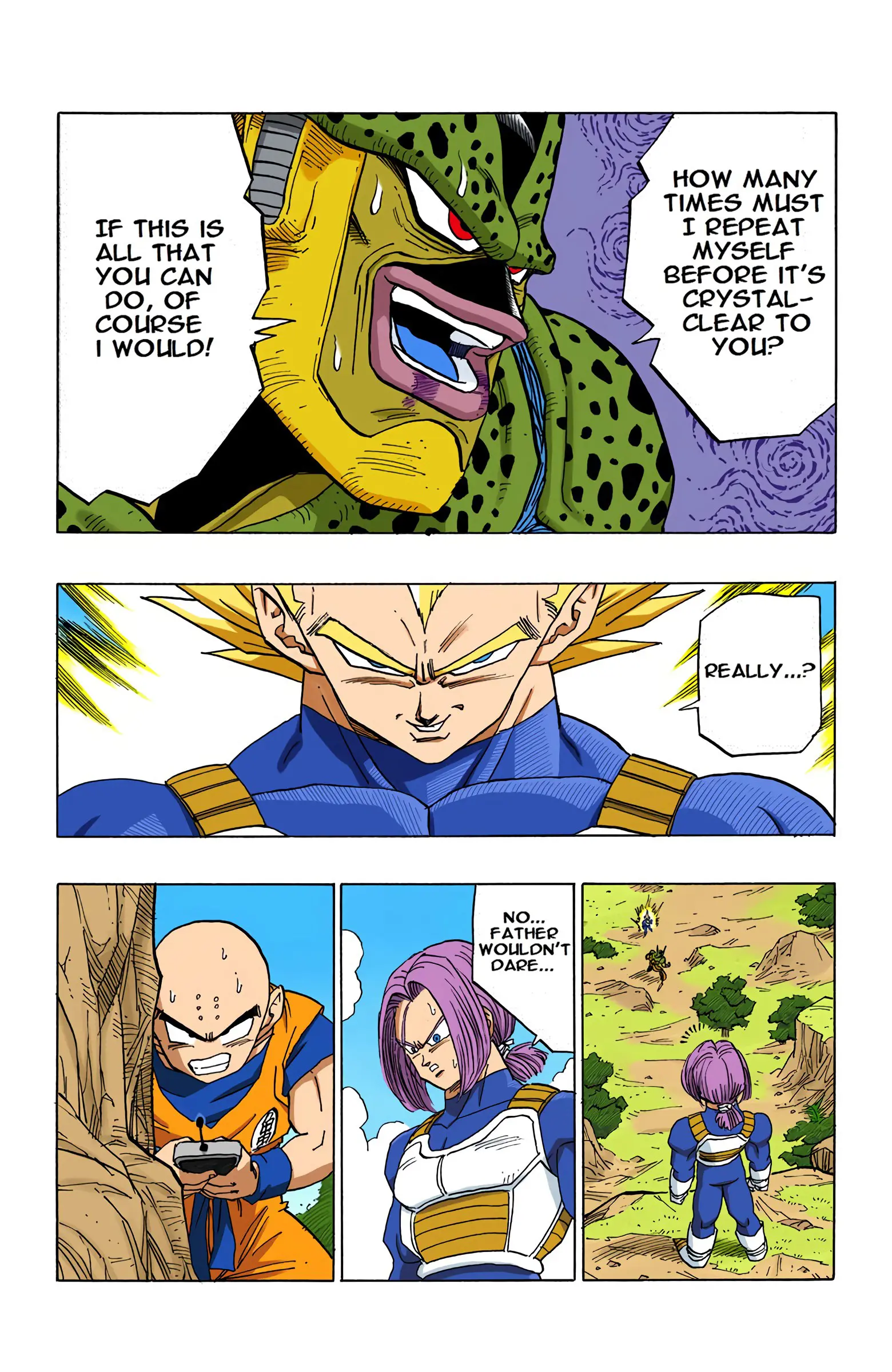 DBZ Perfect Cell Saga (Colored), chapter 380, page 8