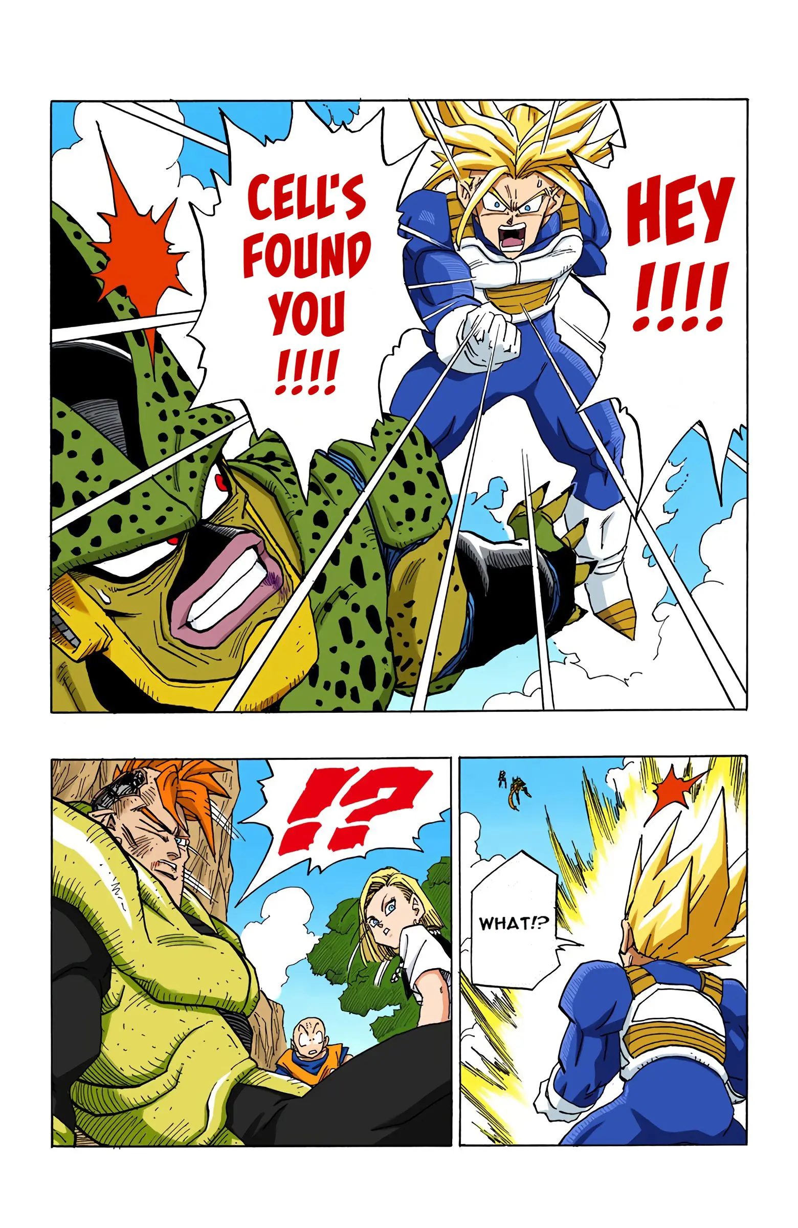 DBZ Perfect Cell Saga (Colored), chapter 381, page 4