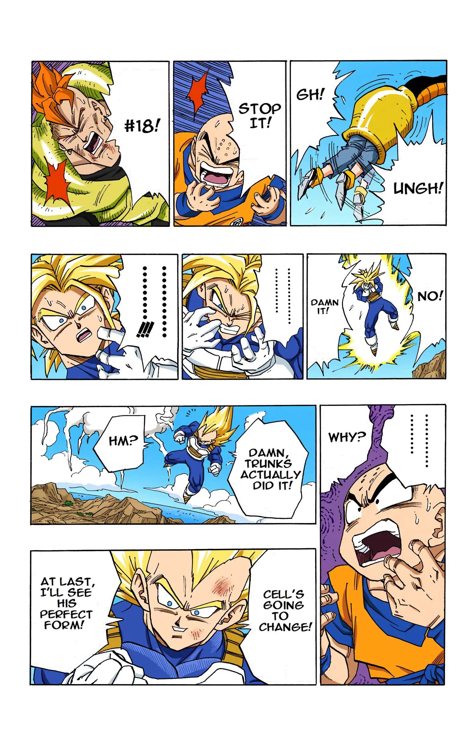 DBZ Perfect Cell Saga (Colored), chapter 381, page 15