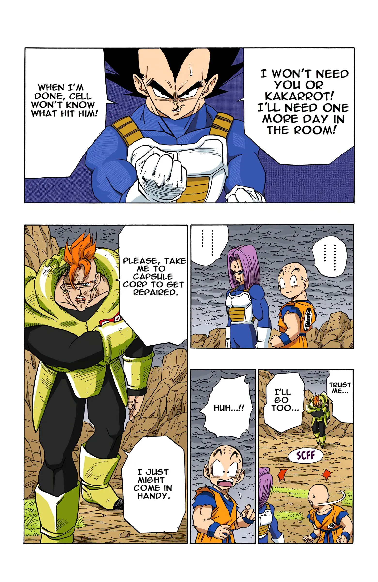 DBZ Perfect Cell Saga (Colored), chapter 388, page 14