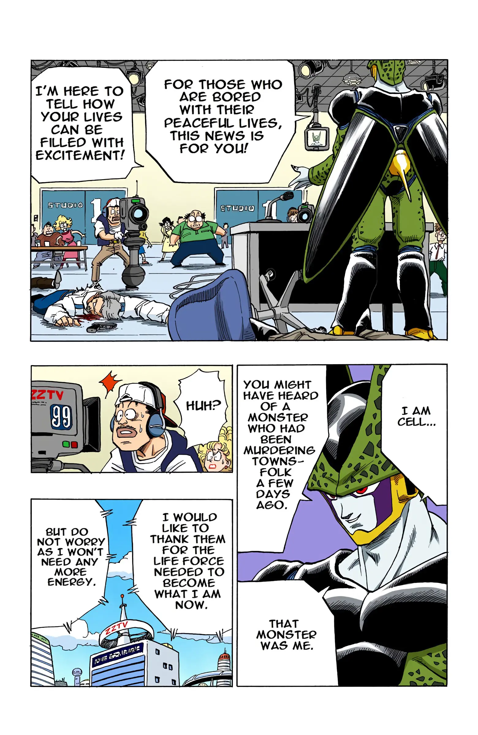 DBZ Perfect Cell Saga (Colored), chapter 389, page 8