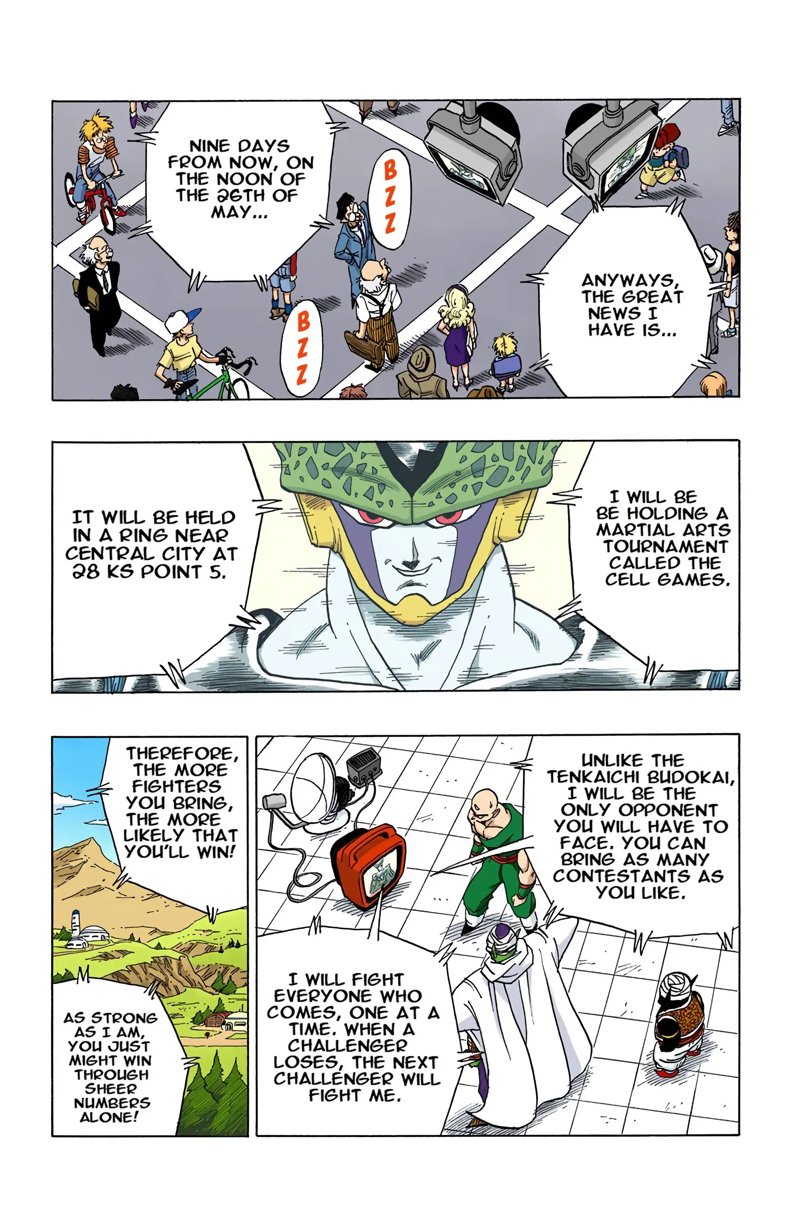 DBZ Perfect Cell Saga (Colored), chapter 389, page 9