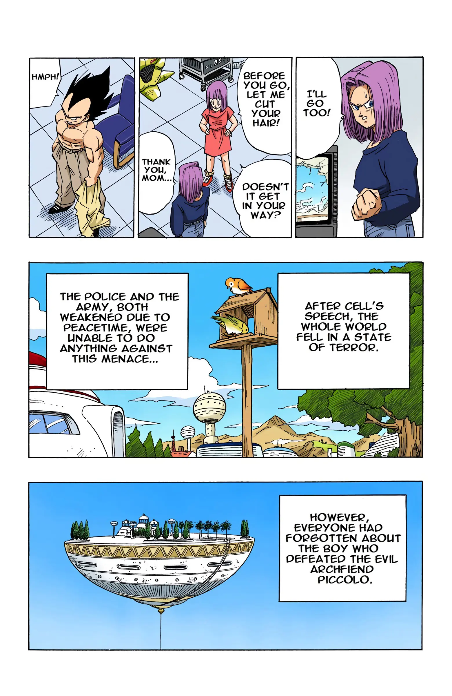 DBZ Perfect Cell Saga (Colored), chapter 389, page 14