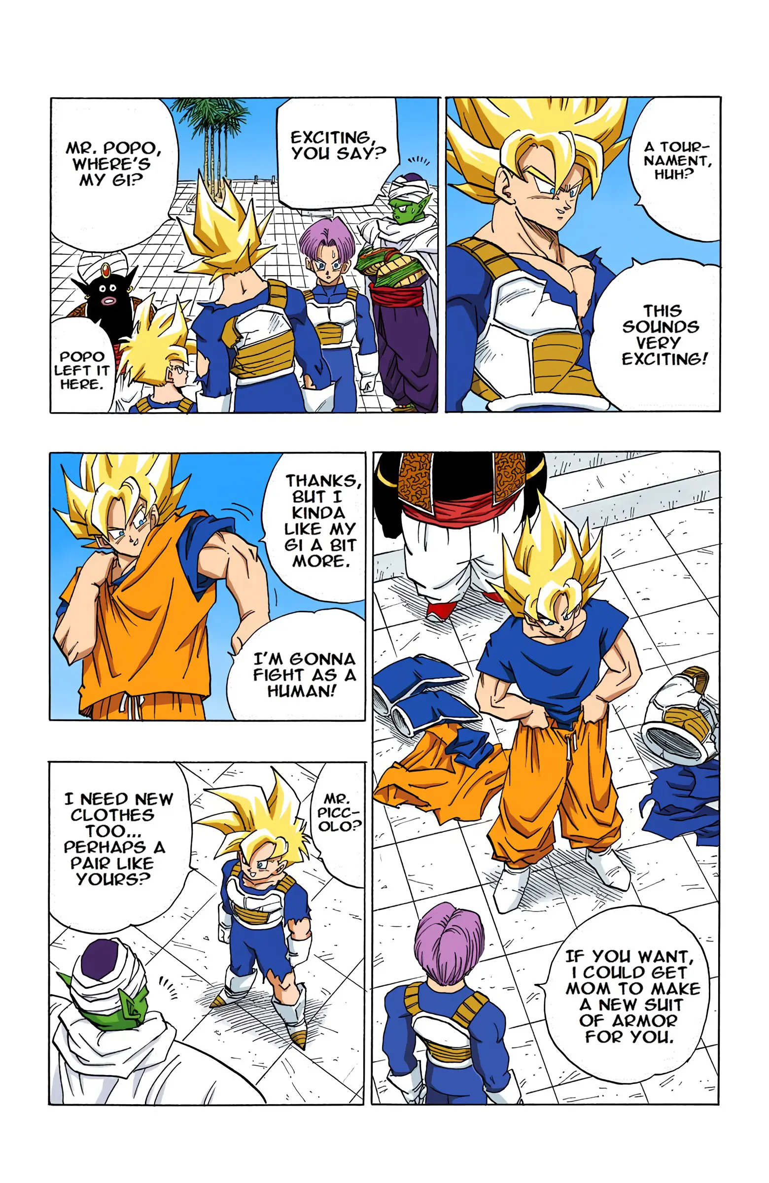 DBZ Perfect Cell Saga (Colored), chapter 390, page 8