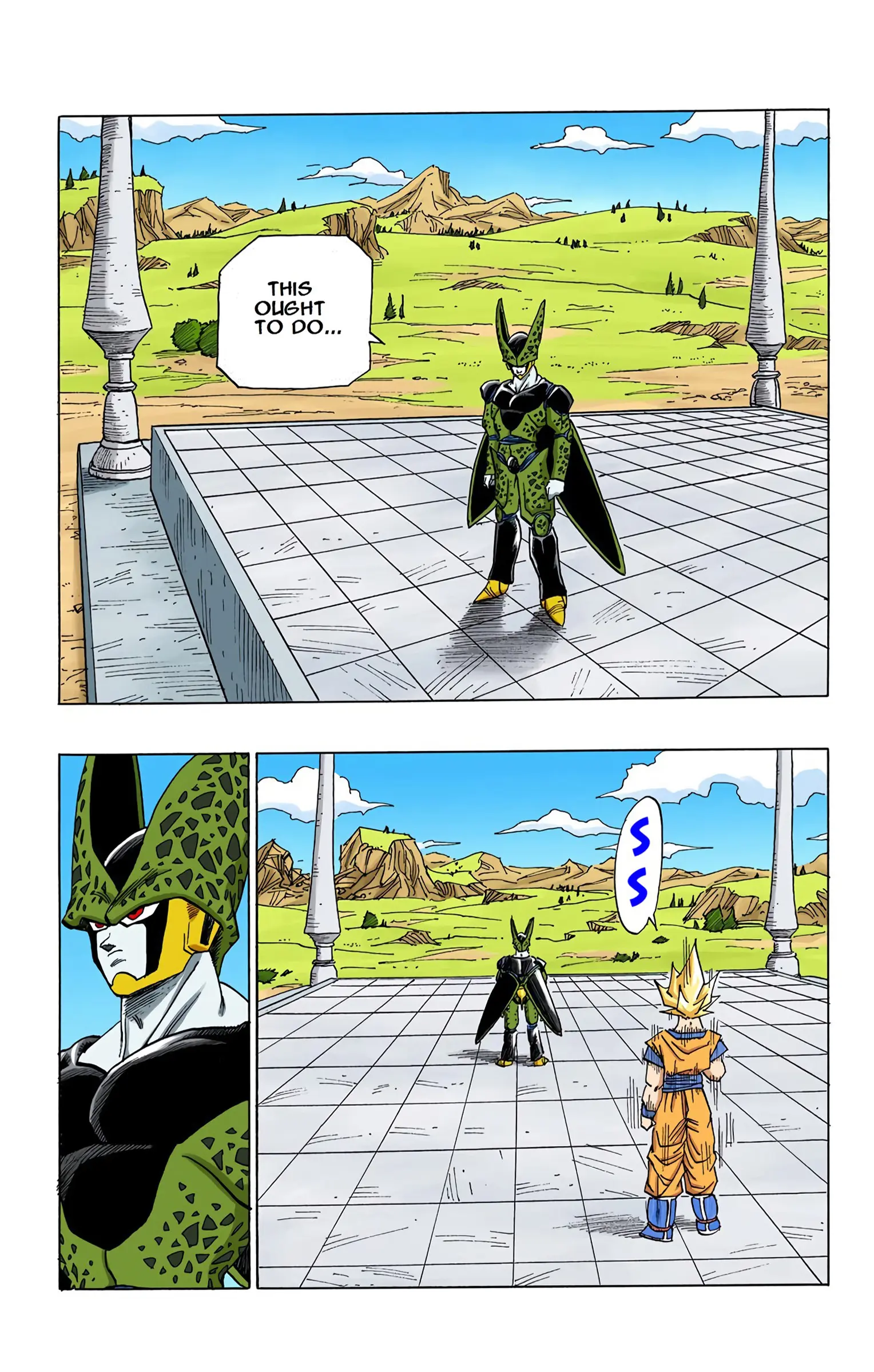 DBZ Perfect Cell Saga (Colored), chapter 390, page 11