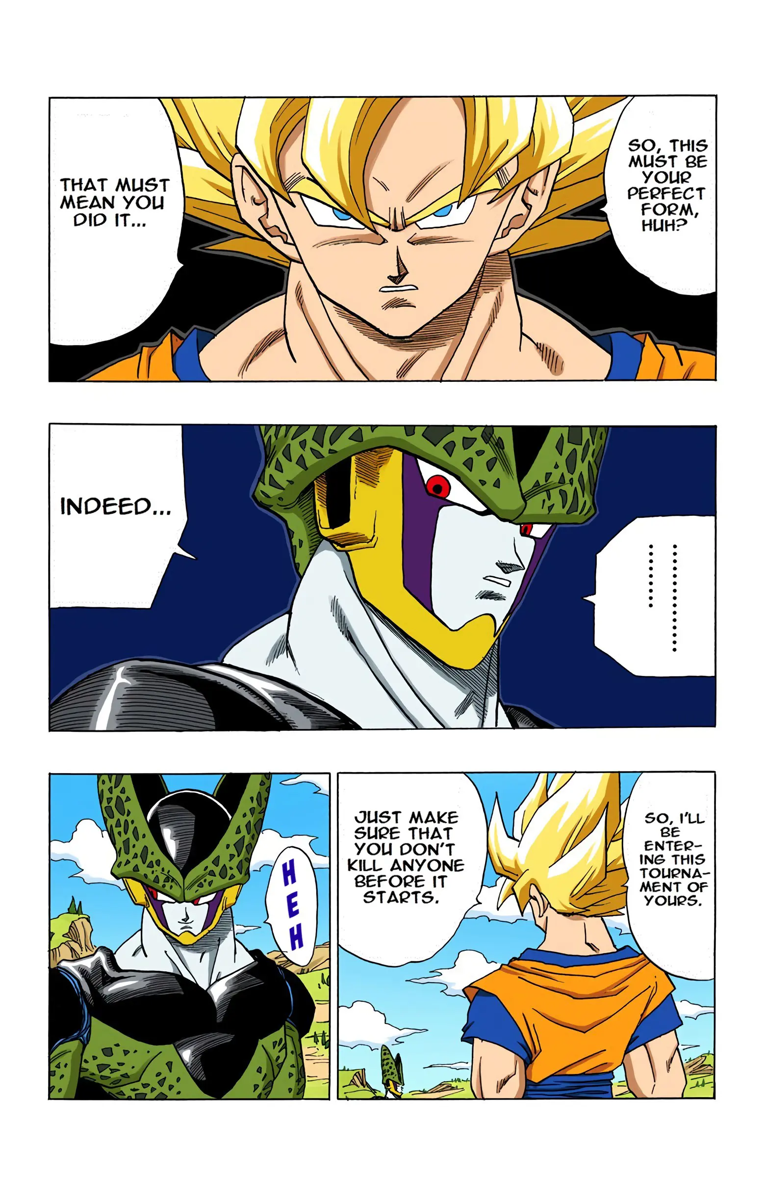 DBZ Perfect Cell Saga (Colored), chapter 390, page 13