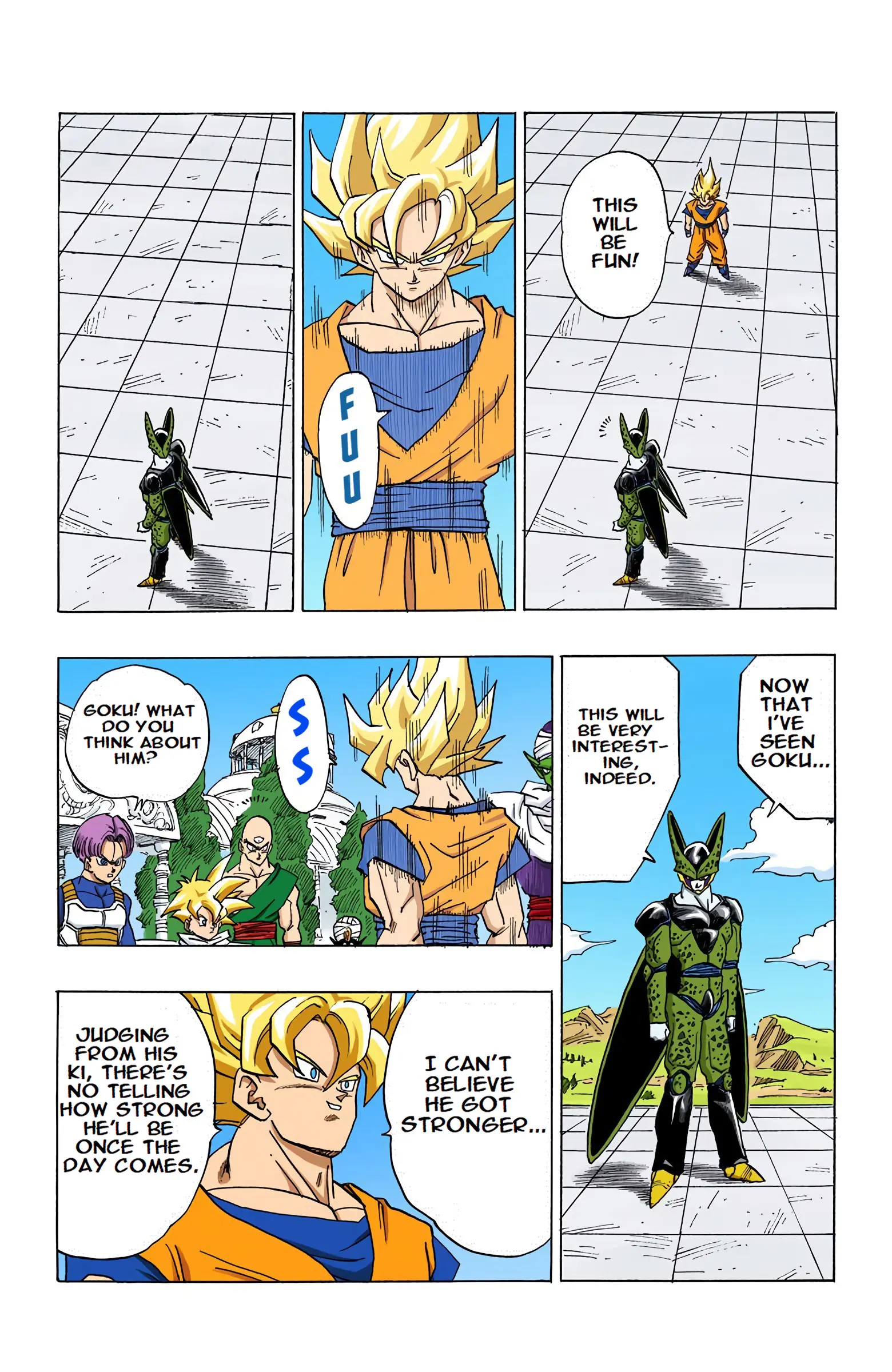 DBZ Perfect Cell Saga (Colored), chapter 390, page 14