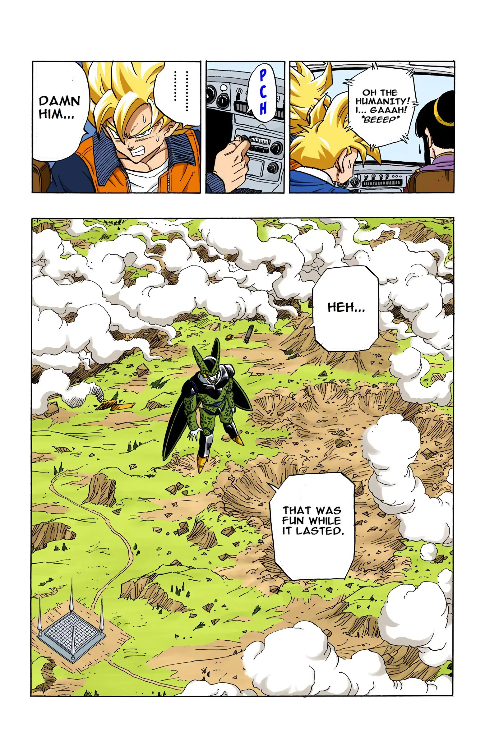DBZ Perfect Cell Saga (Colored), chapter 392, page 12