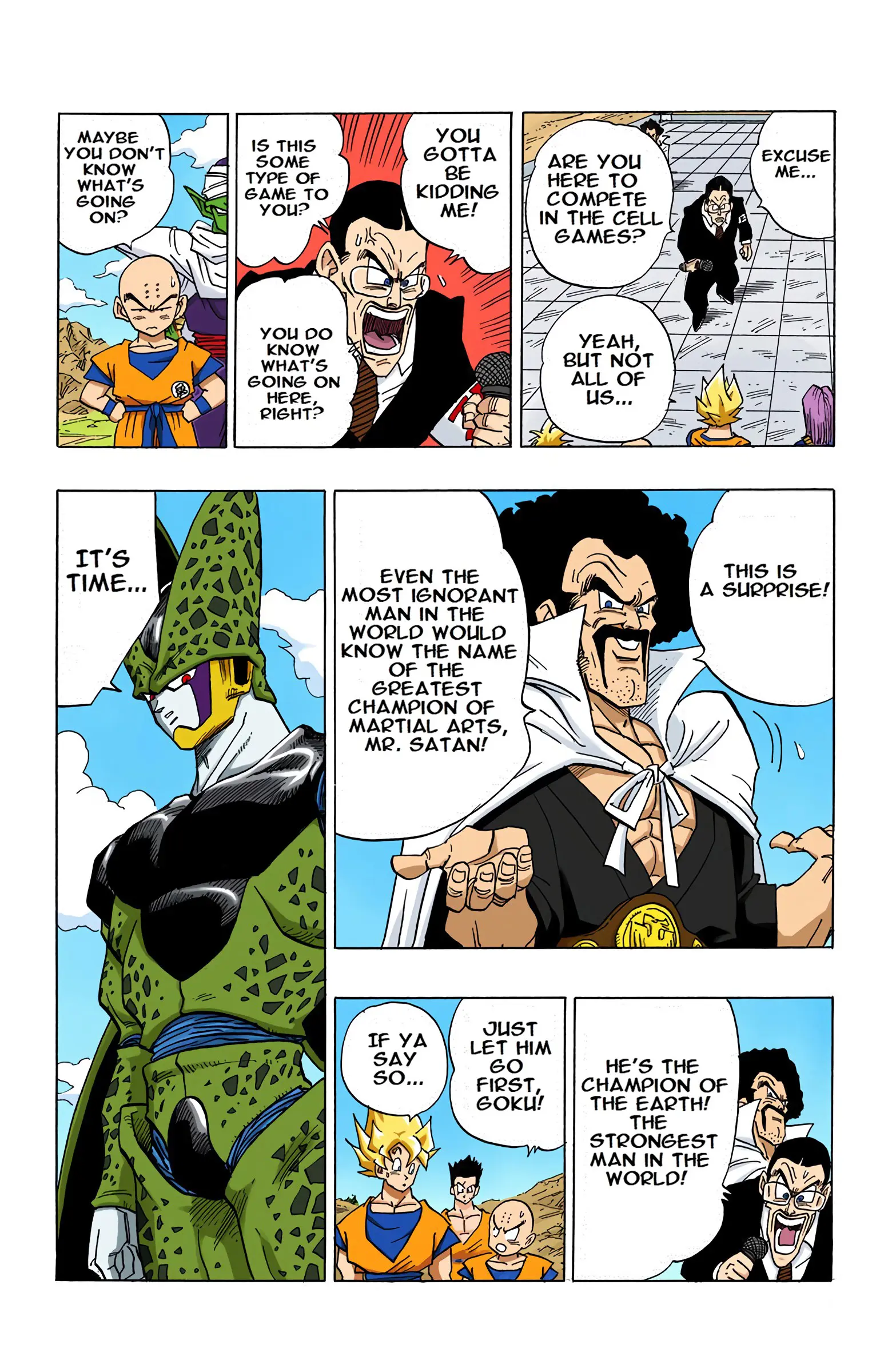 DBZ Perfect Cell Saga (Colored), chapter 395, page 14