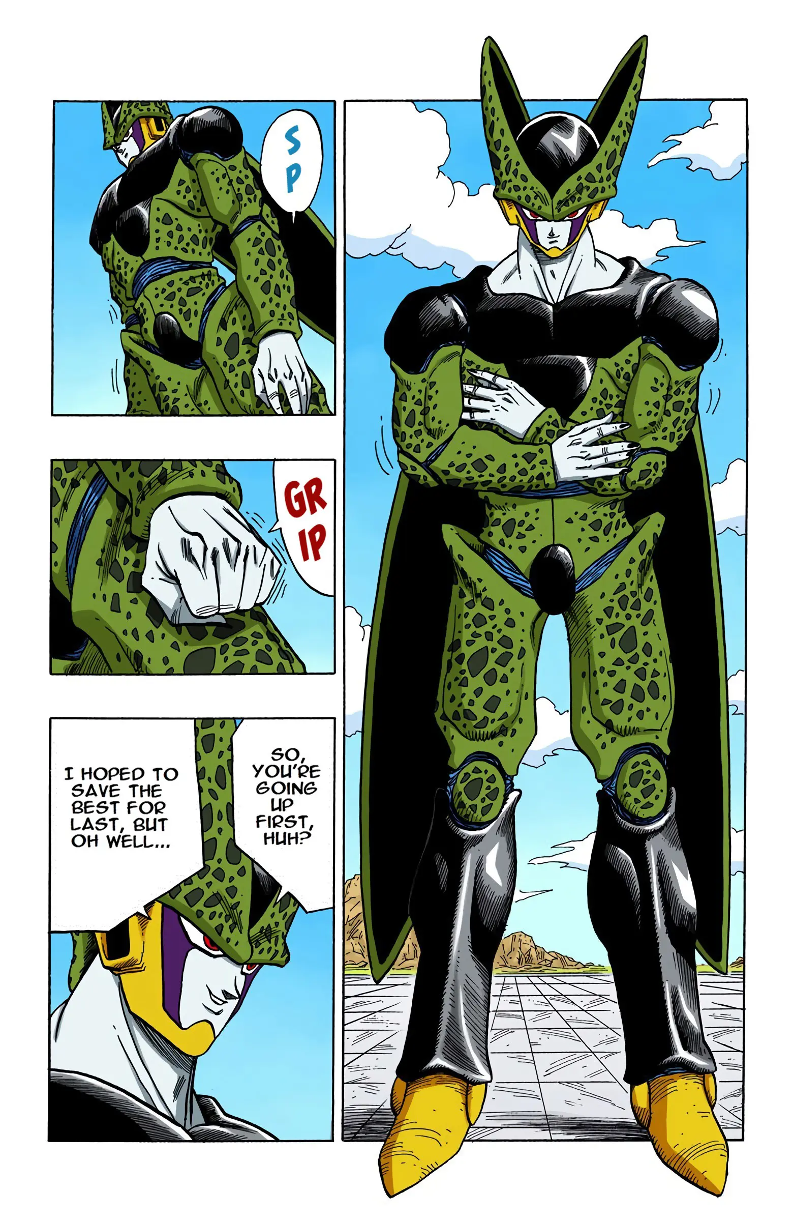 DBZ Perfect Cell Saga (Colored), chapter 397, page 4