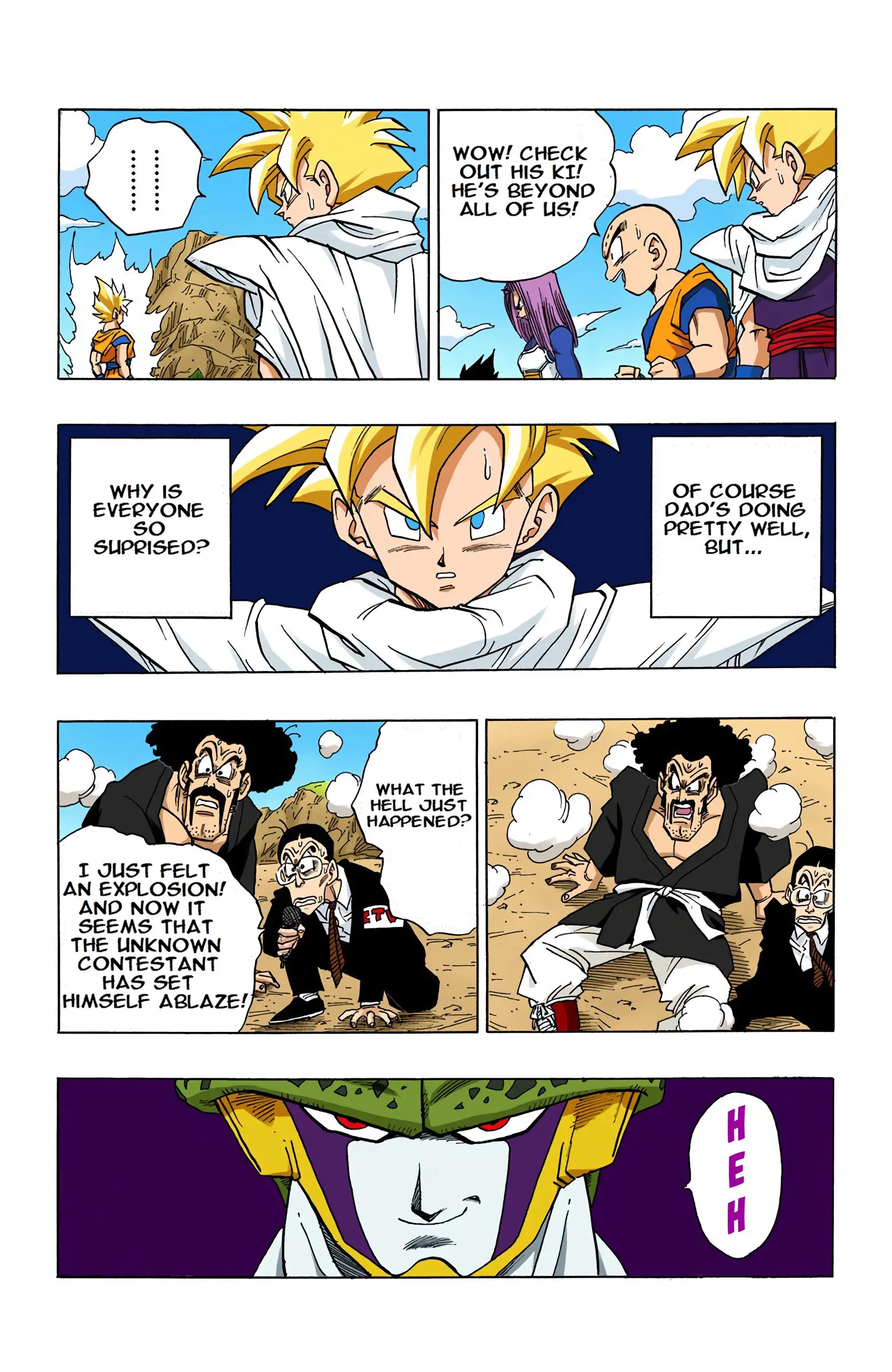 DBZ Perfect Cell Saga (Colored), chapter 398, page 9